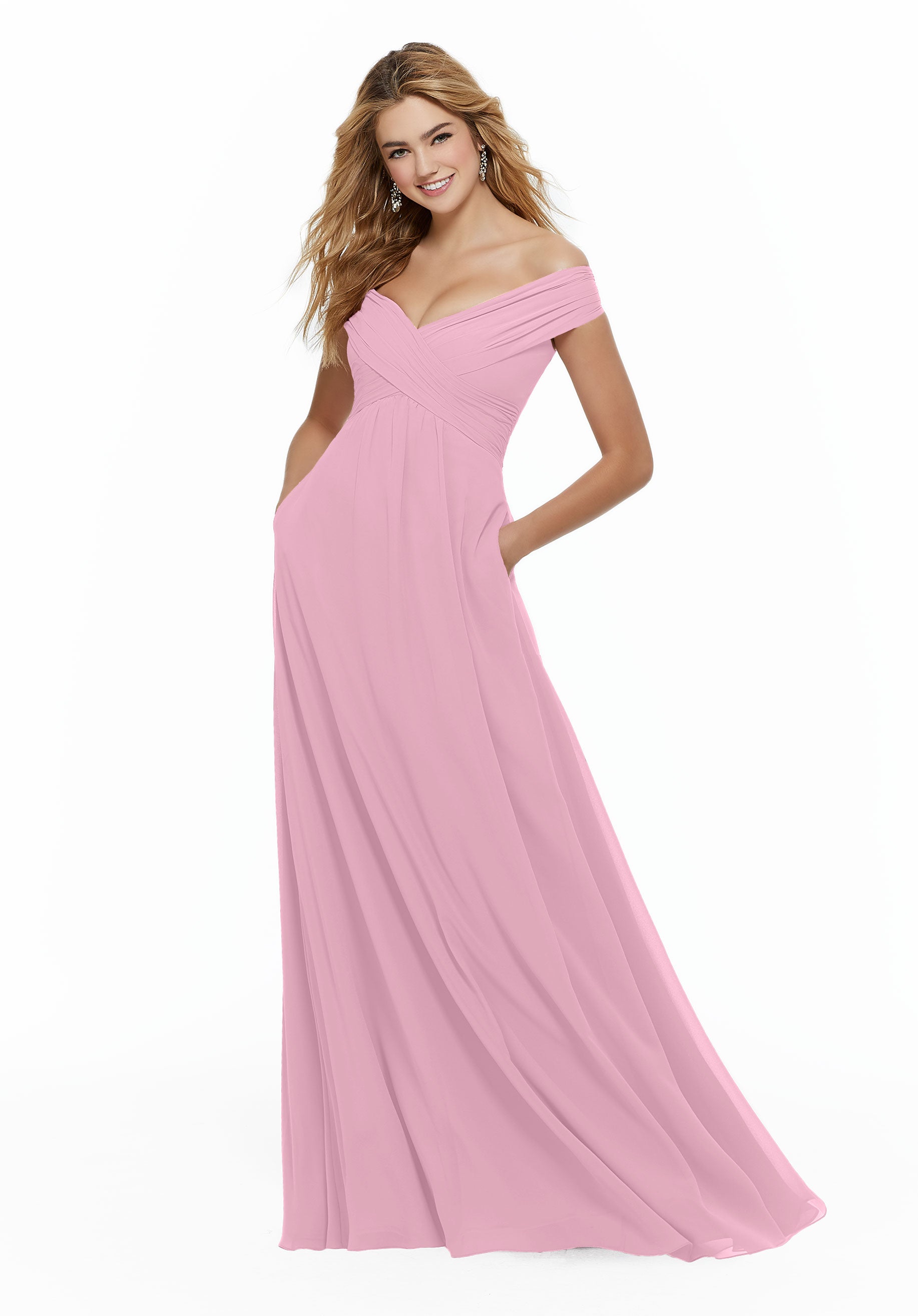 Formal Dresses Long A Line Evening Formal Dress MGNY Madeline Gardner New York 21646 Peony
