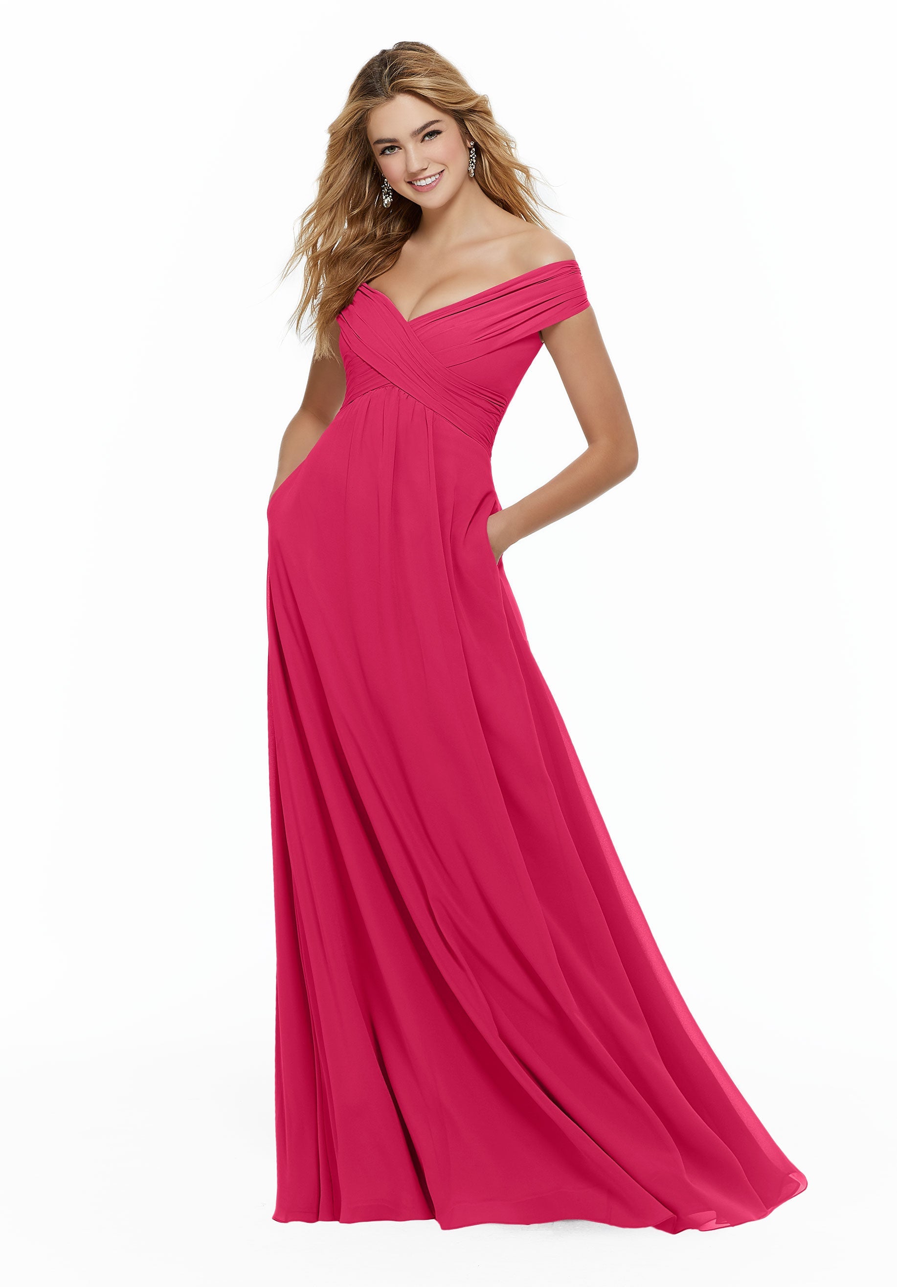 Formal A Line Evening Long Dress MGNY Madeline Gardner New York 21646