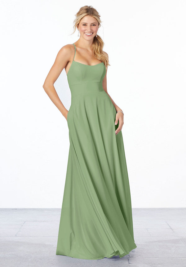Evening Formal A Line Long Dress MGNY Madeline Gardner New York 21655