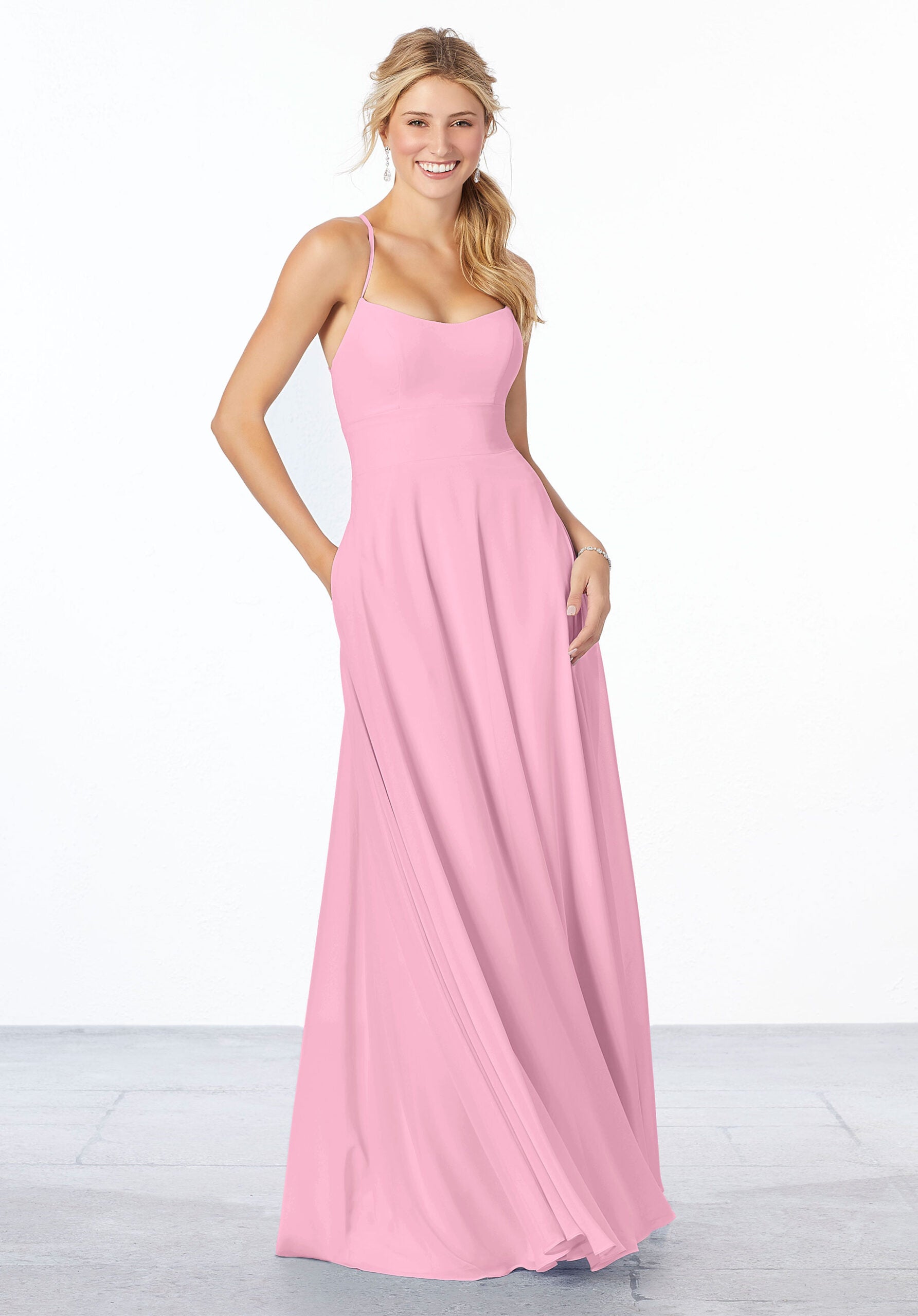 Formal Dresses Evening Formal Long A Line Dress MGNY Madeline Gardner New York 21655 Peony