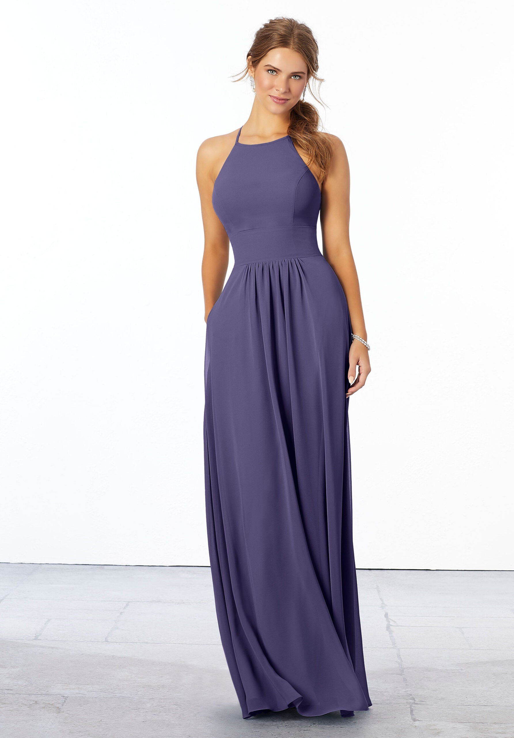 Formal Dresses Formal Evening A Line Dress MGNY Madeline Gardner New York 21666 Storm