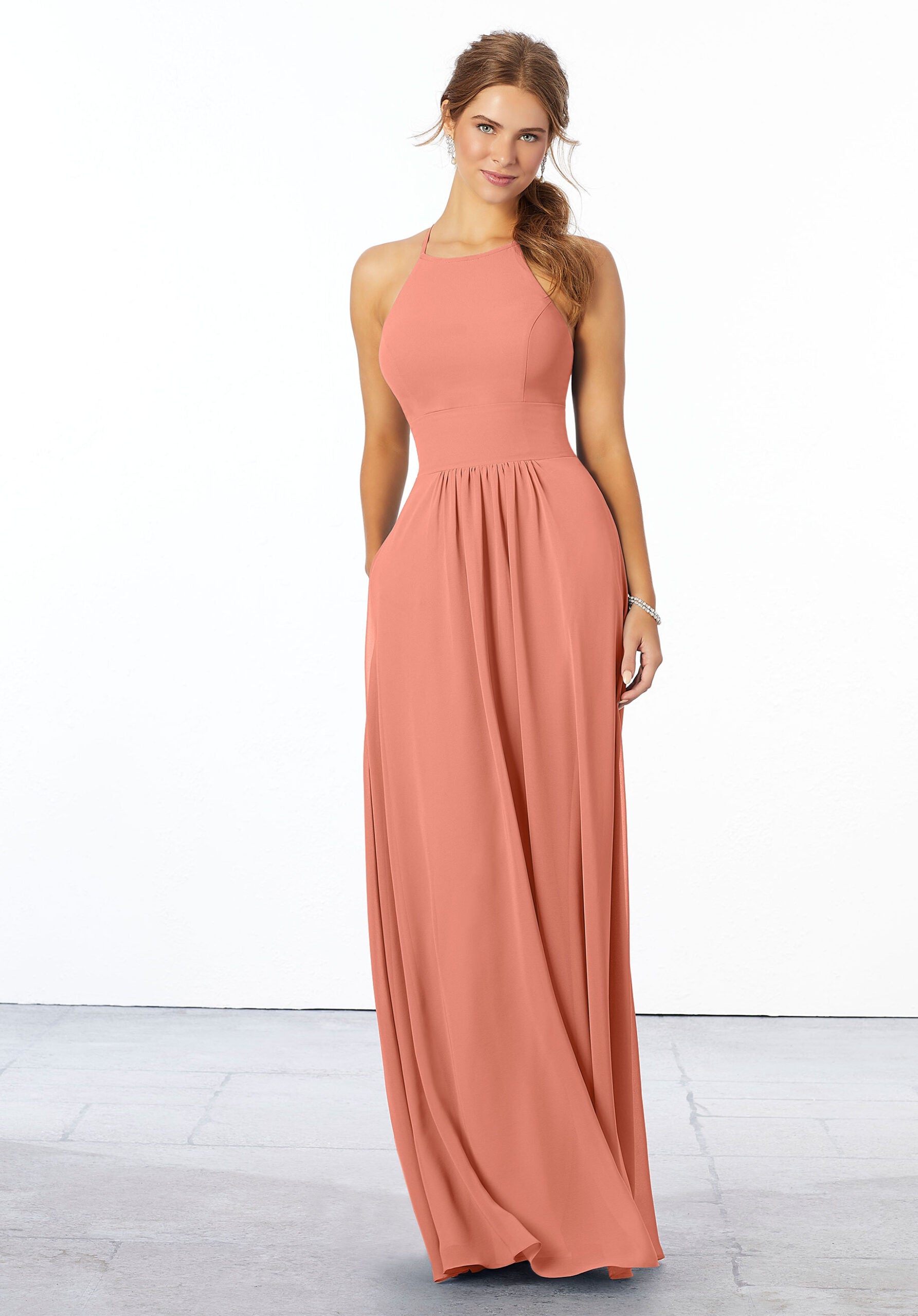 Formal Dresses Formal Evening A Line Dress MGNY Madeline Gardner New York 21666 Spice