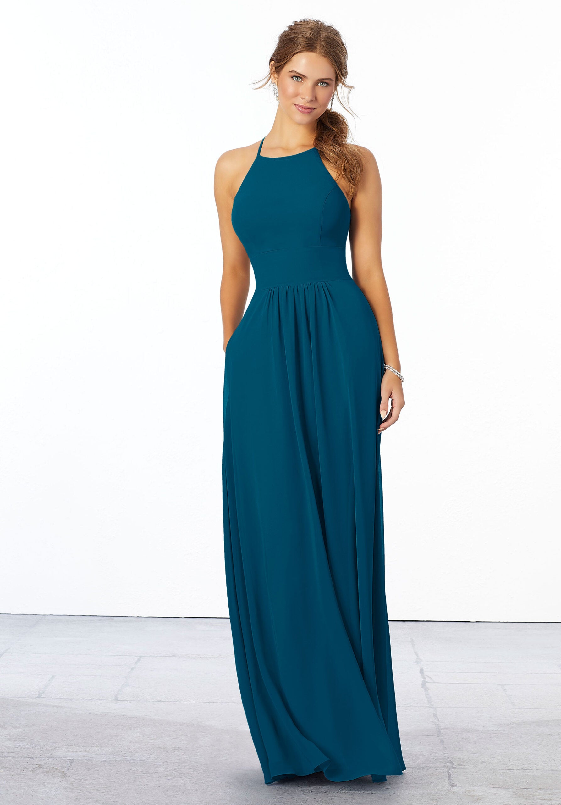 Formal Dresses Formal Evening Long Dress MGNY Madeline Gardner New York 21666 Marine