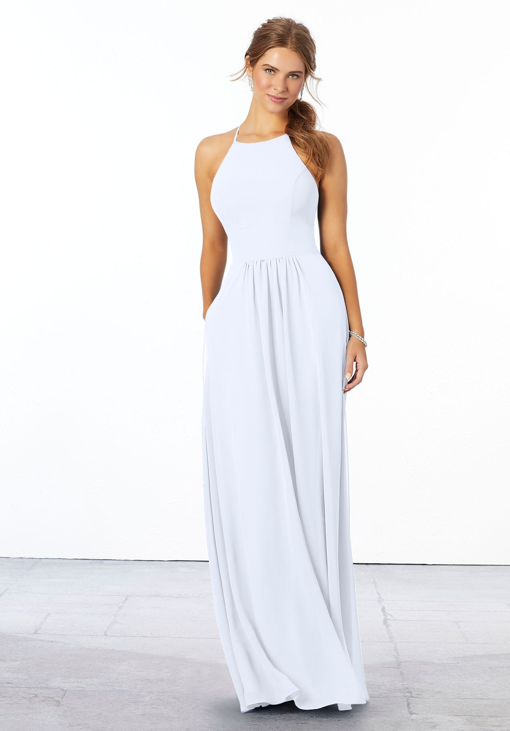 Formal Dresses Formal Evening Long Dress MGNY Madeline Gardner New York 21666 Fog