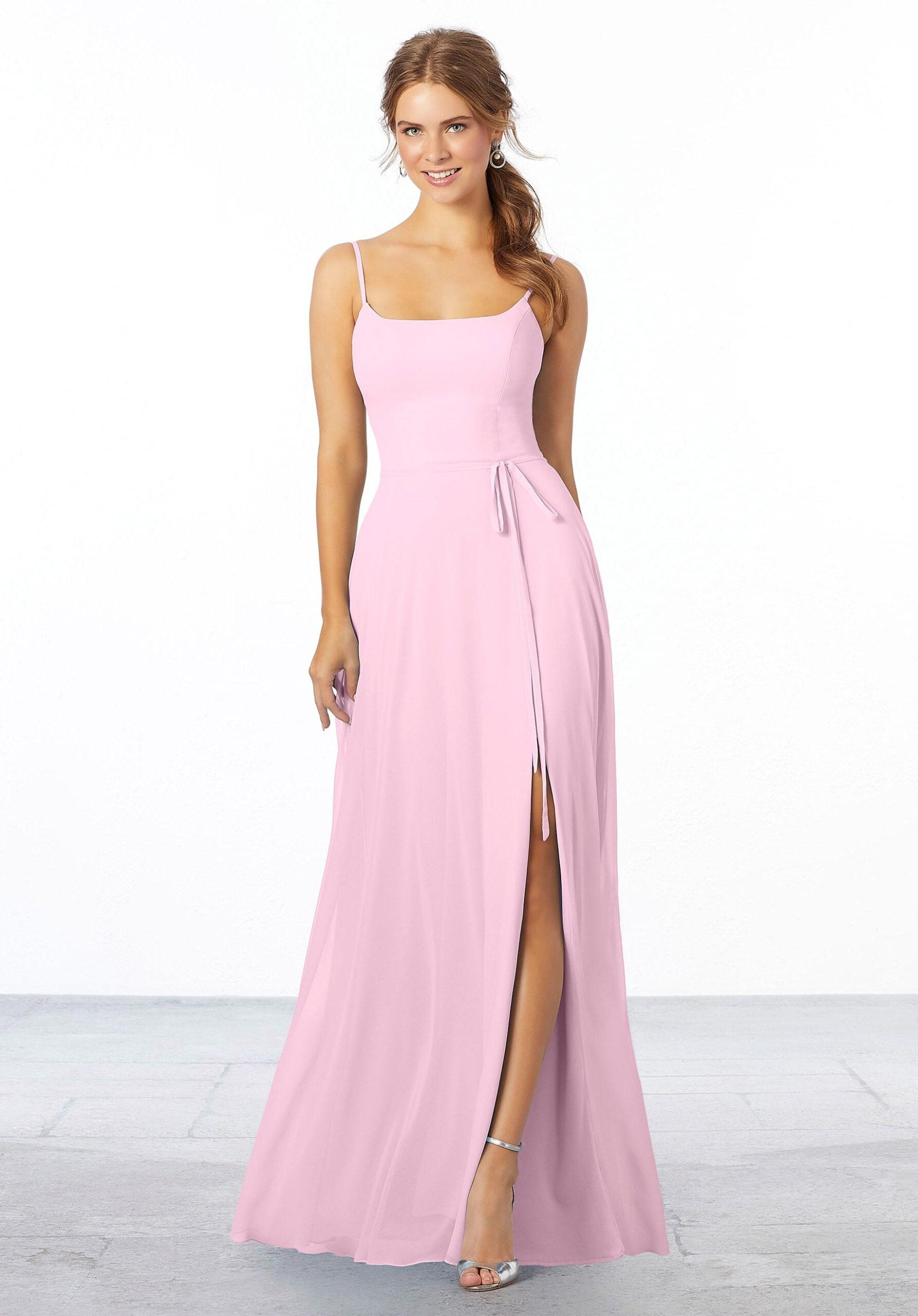 Formal Dresses Long Formal Slit Evening Dress MGNY Madeline Gardner New York 21668 Blossom