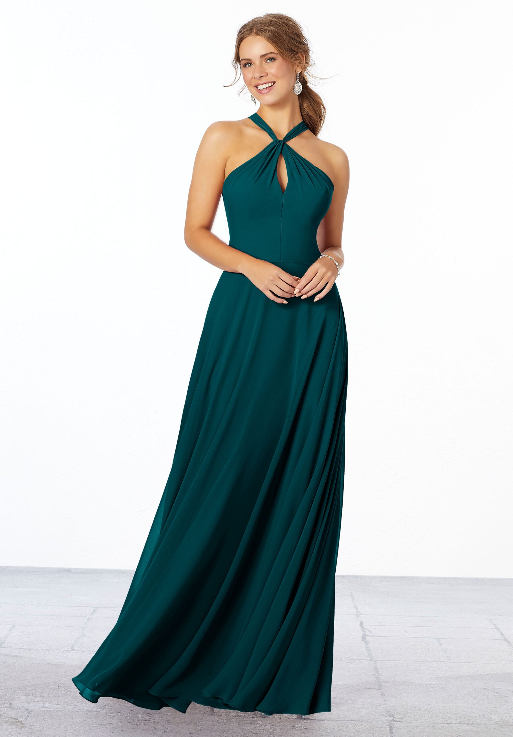 Formal Dresses Formal Long A Line Evening Dress MGNY Madeline Gardner New York 21670 Teal