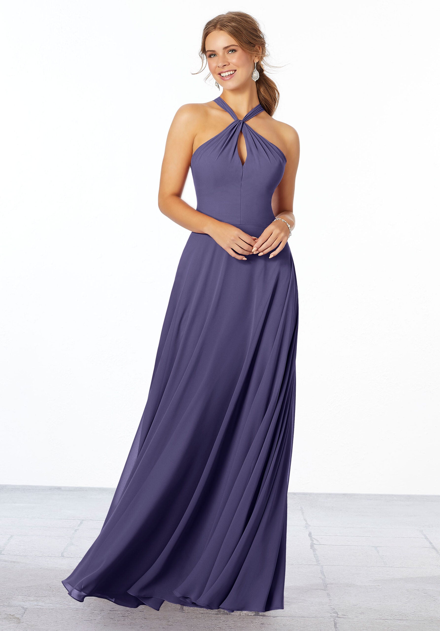 Formal Dresses Formal Long A Line Evening Dress MGNY Madeline Gardner New York 21670 Storm