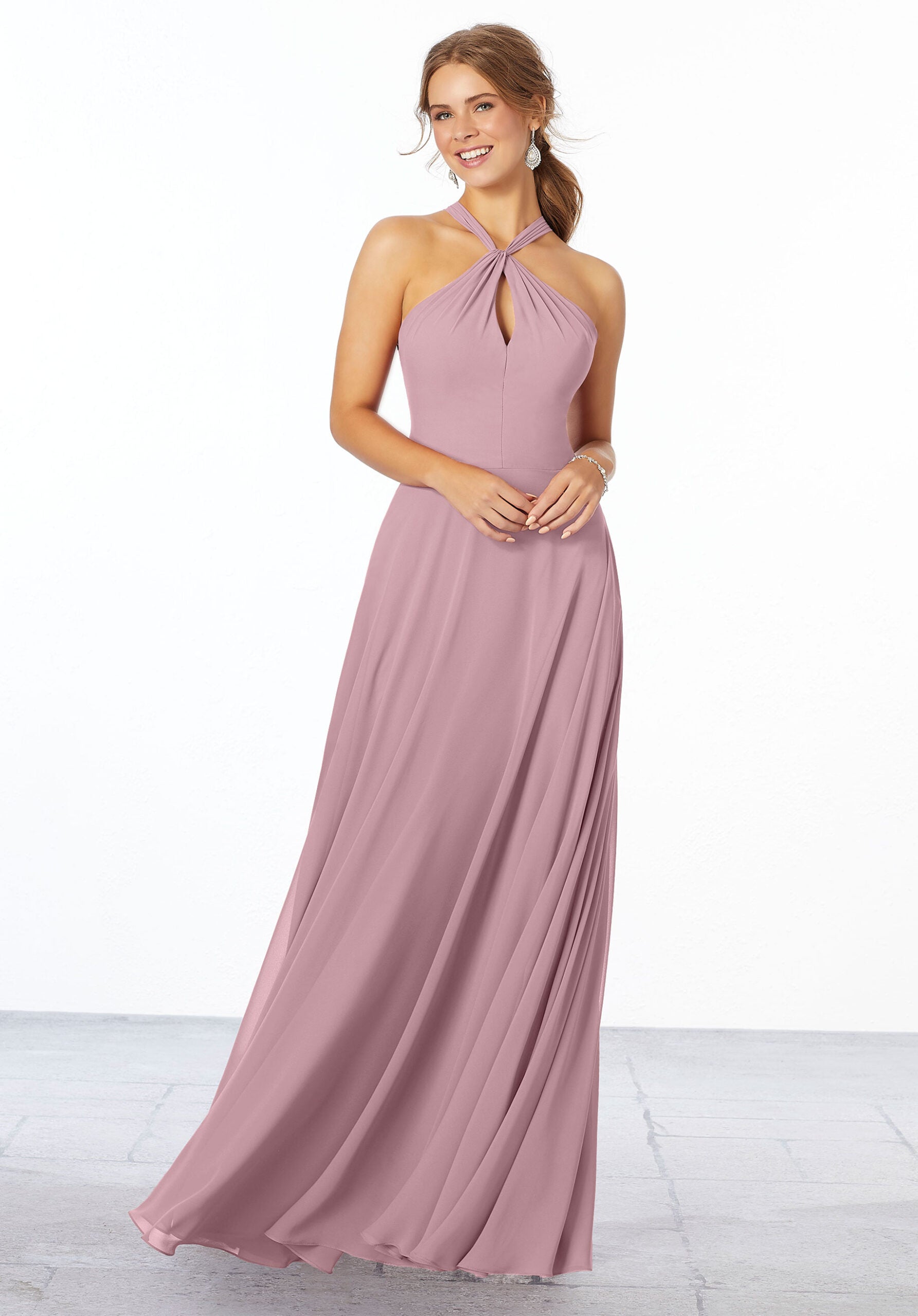 Formal Dresses Long A Line Evening Formal Dress MGNY Madeline Gardner New York 21670 French Lilac