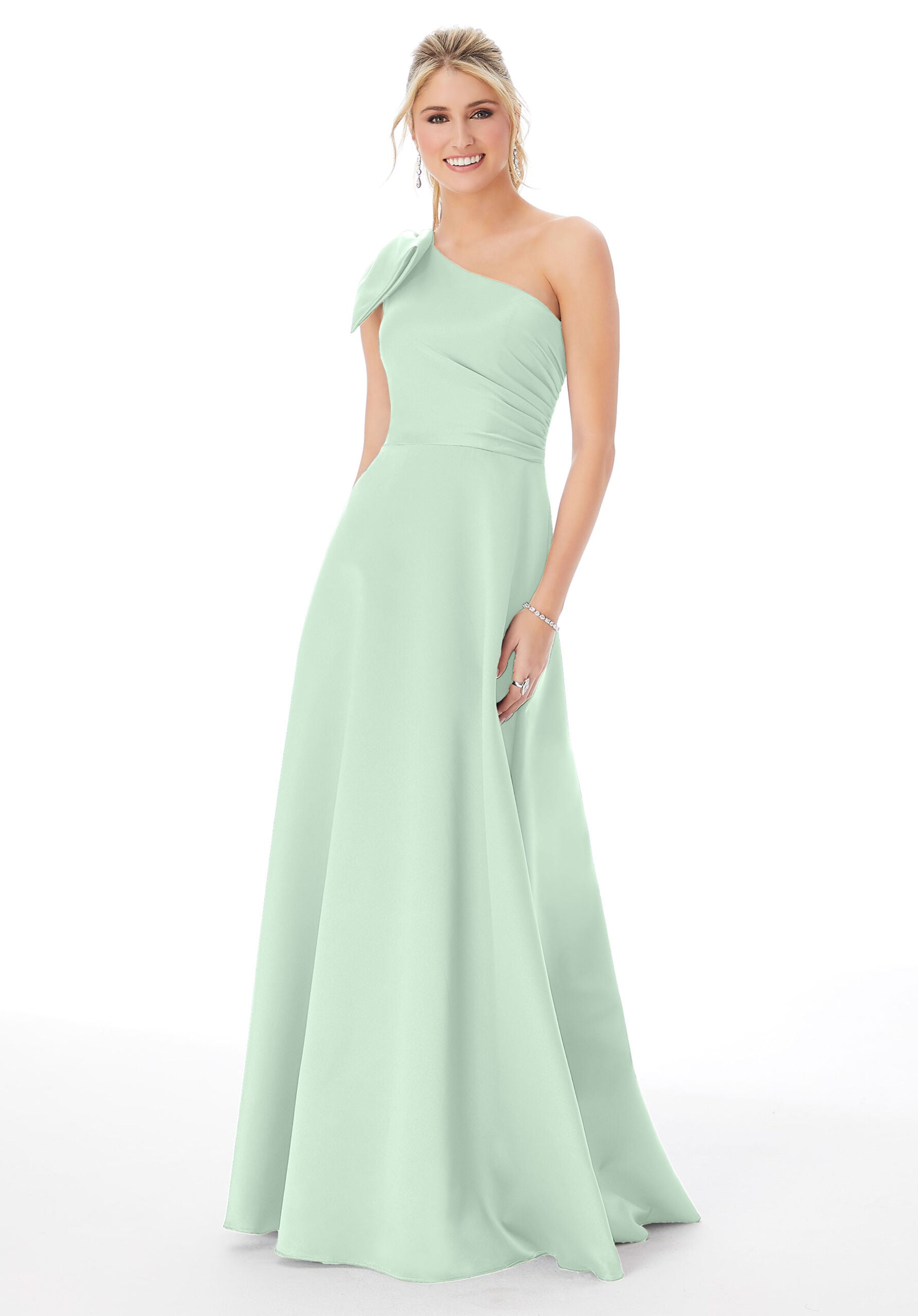 Formal Dresses Formal Long Evening A Line Dress MGNY Madeline Gardner New York 21682 Sea Glass