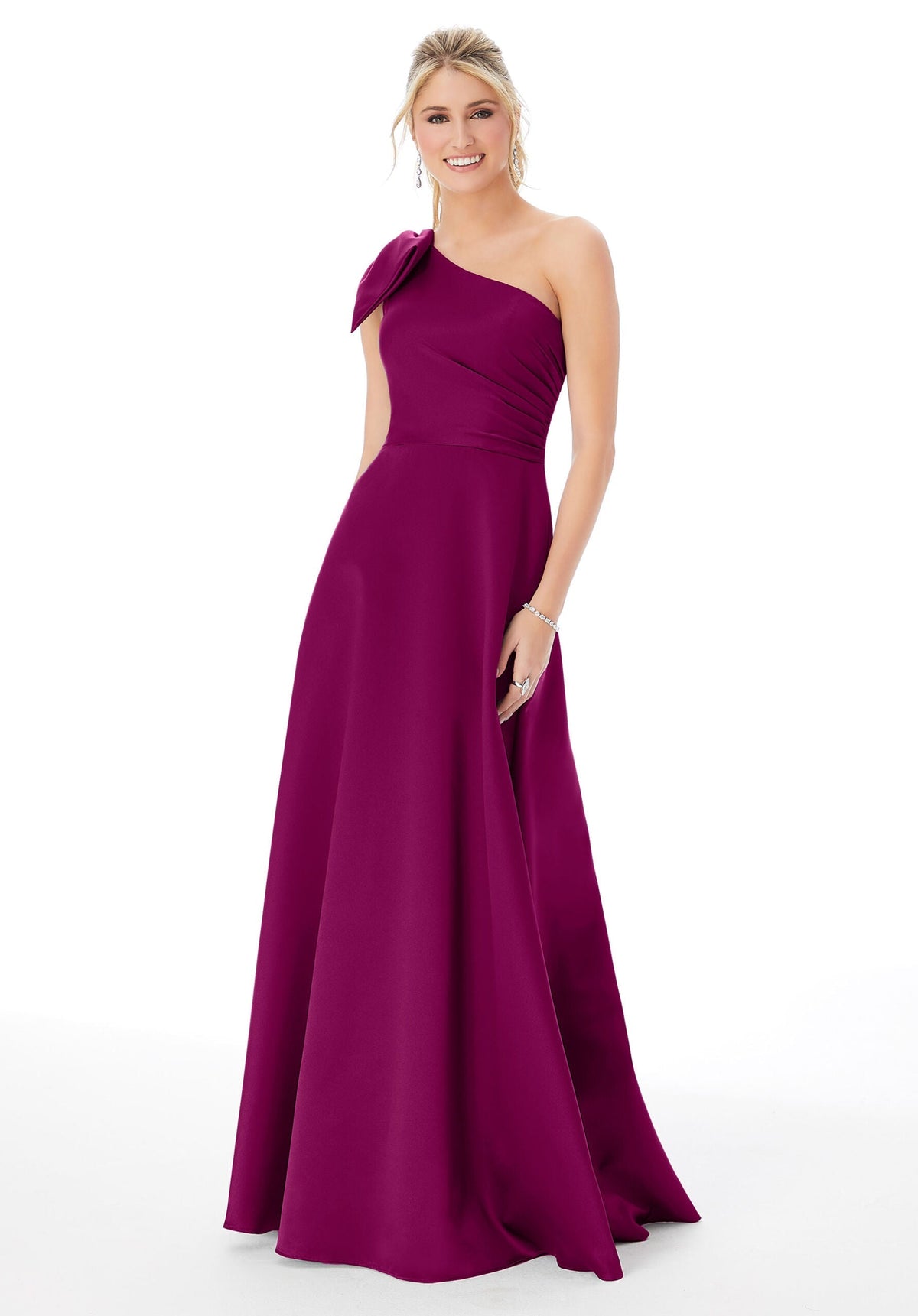 Formal Dresses Formal Long A Line Evening Dress MGNY Madeline Gardner New York 21682 Mulberry