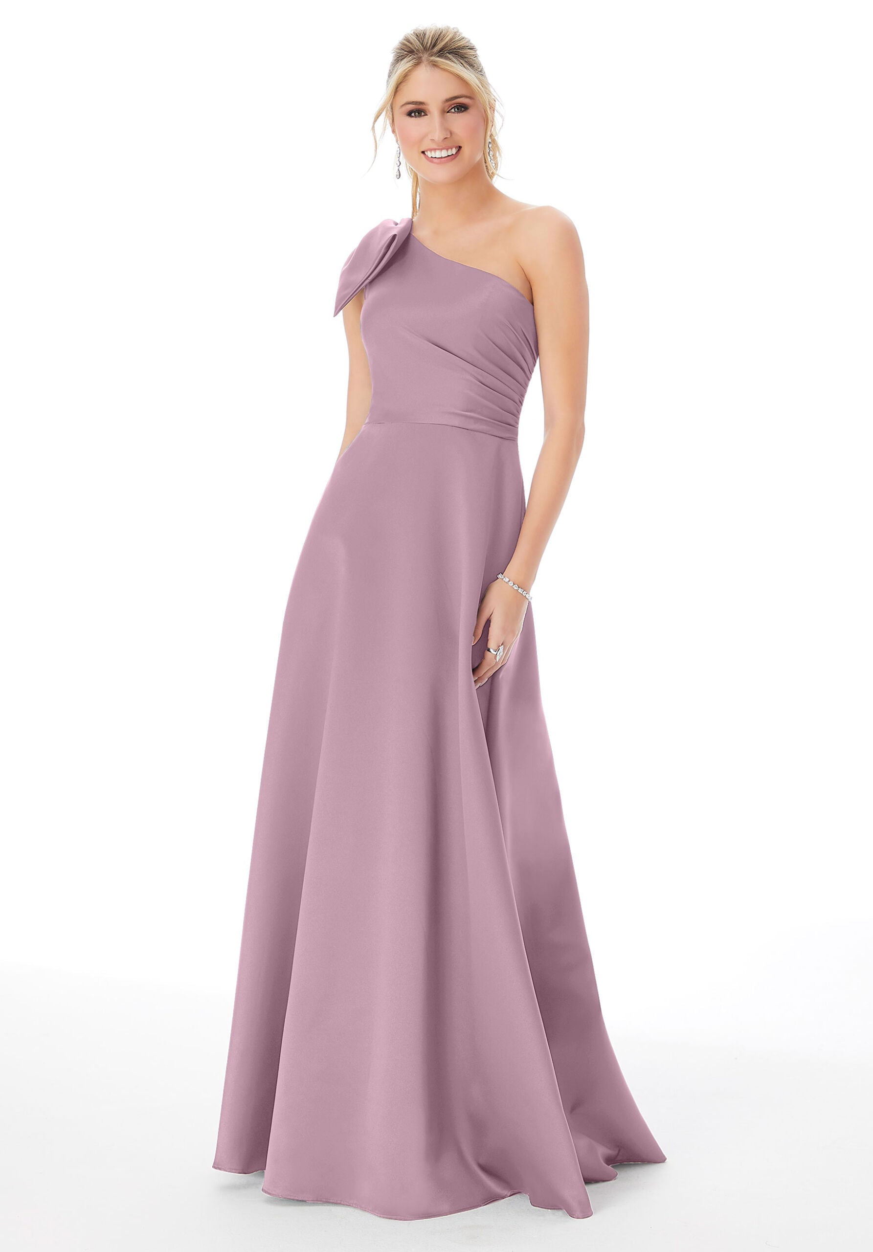Formal Dresses Long Evening A Line Formal Dress MGNY Madeline Gardner New York 21682 French Lilac
