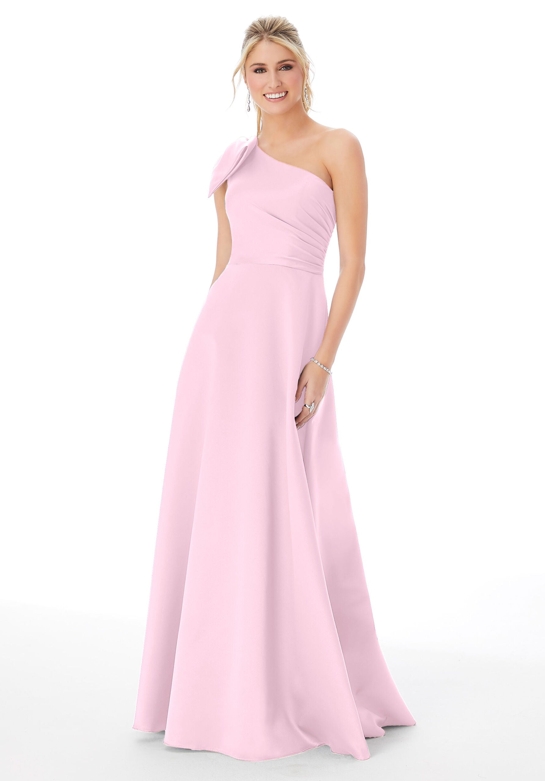 Formal Dresses Long A Line Formal Evening Dress MGNY Madeline Gardner New York 21682 Blossom