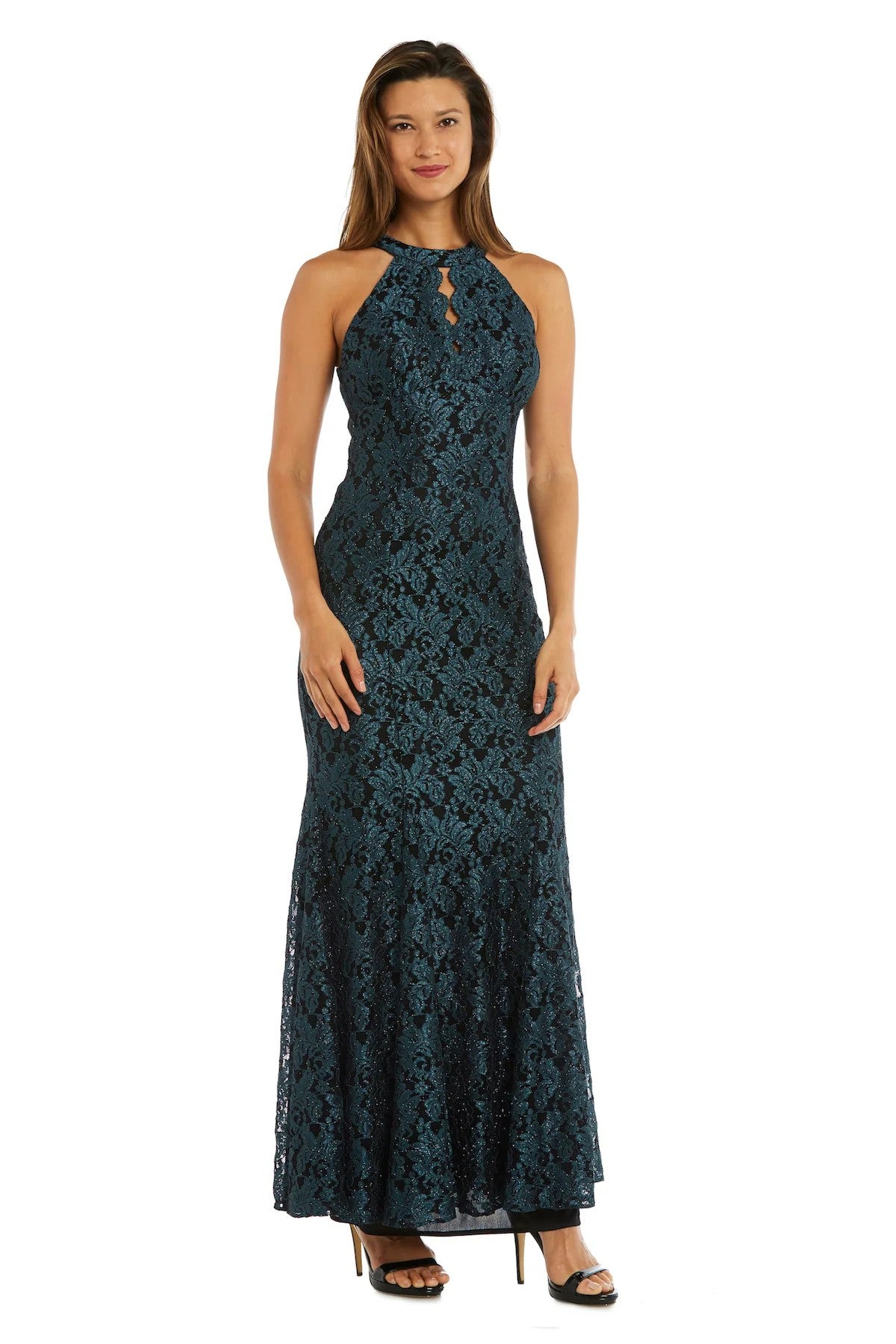 Nightway 21689P Long Glitter Formal Evening Petite Dress The Dress Outlet Nightway 21689P Long Glitter Formal Evening Petite Dress The Dress Outlet
