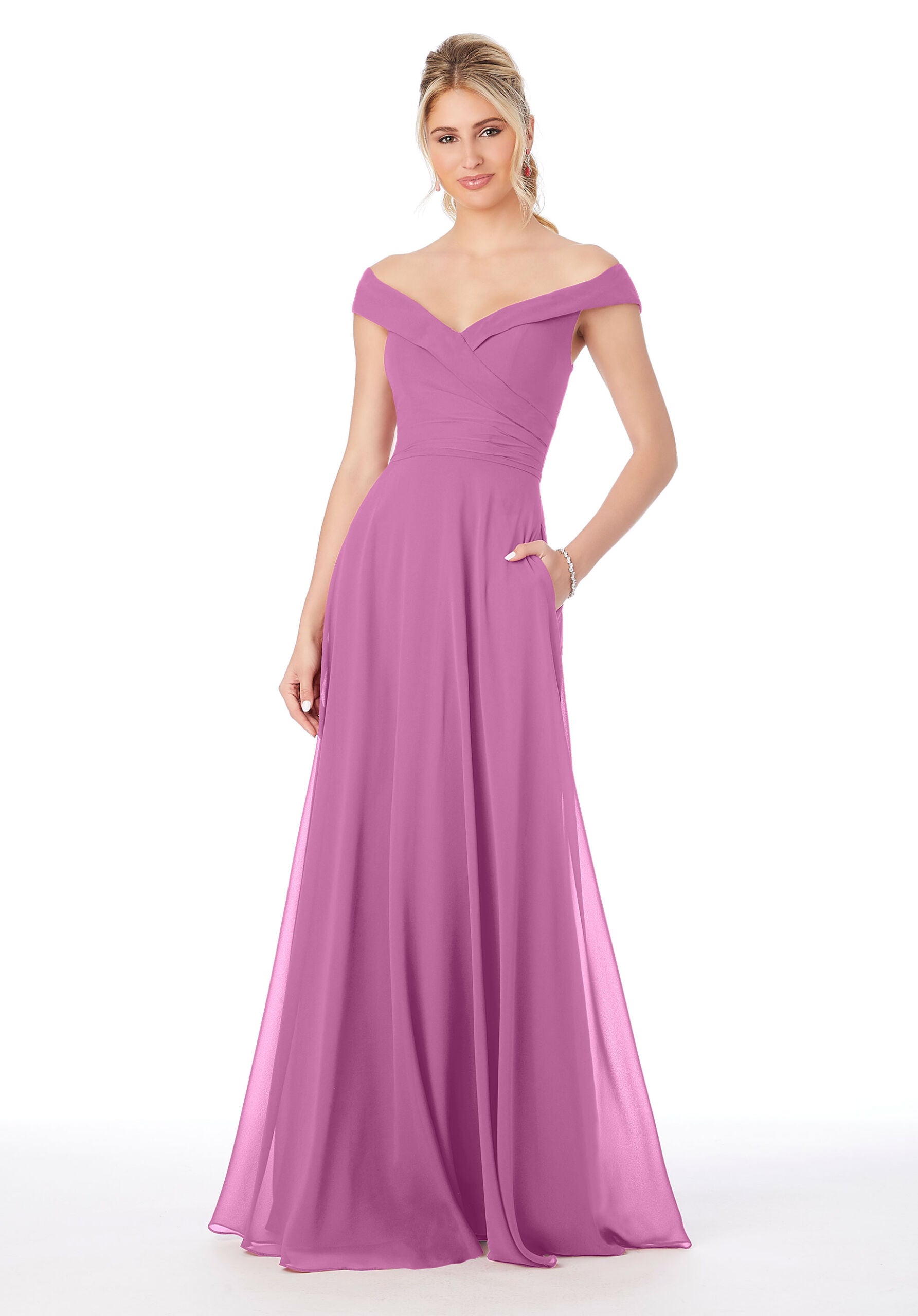 Formal Dresses A Line Formal Long Dress MGNY Madeline Gardner New York 21692 Primrose