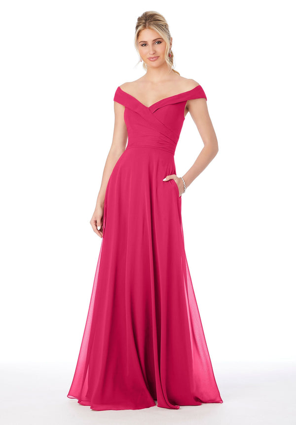 Long Formal A Line Dress MGNY Madeline Gardner New York 21692