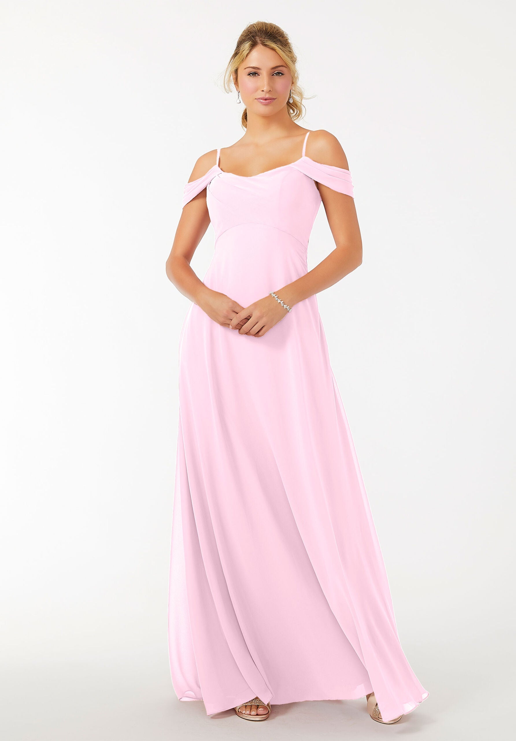 Formal Dresses Long Formal A Line Evening Dress MGNY Madeline Gardner New York 21703 Blossom