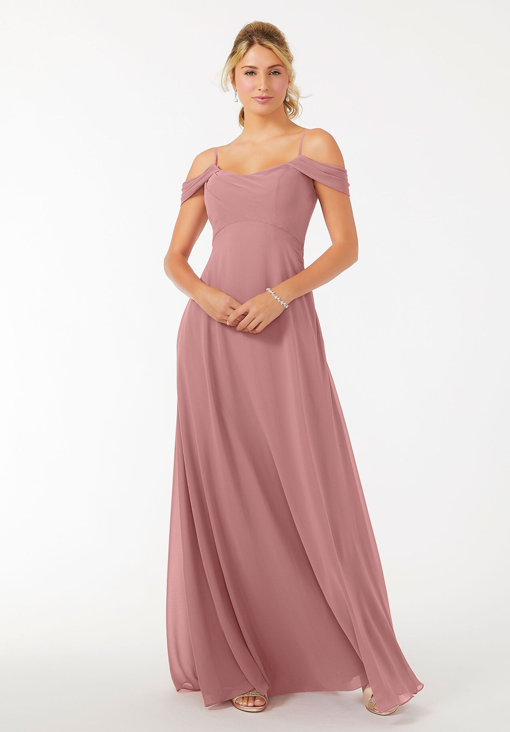 Formal Dresses Formal Long Dress MGNY Madeline Gardner New York 21703 Desert Rose