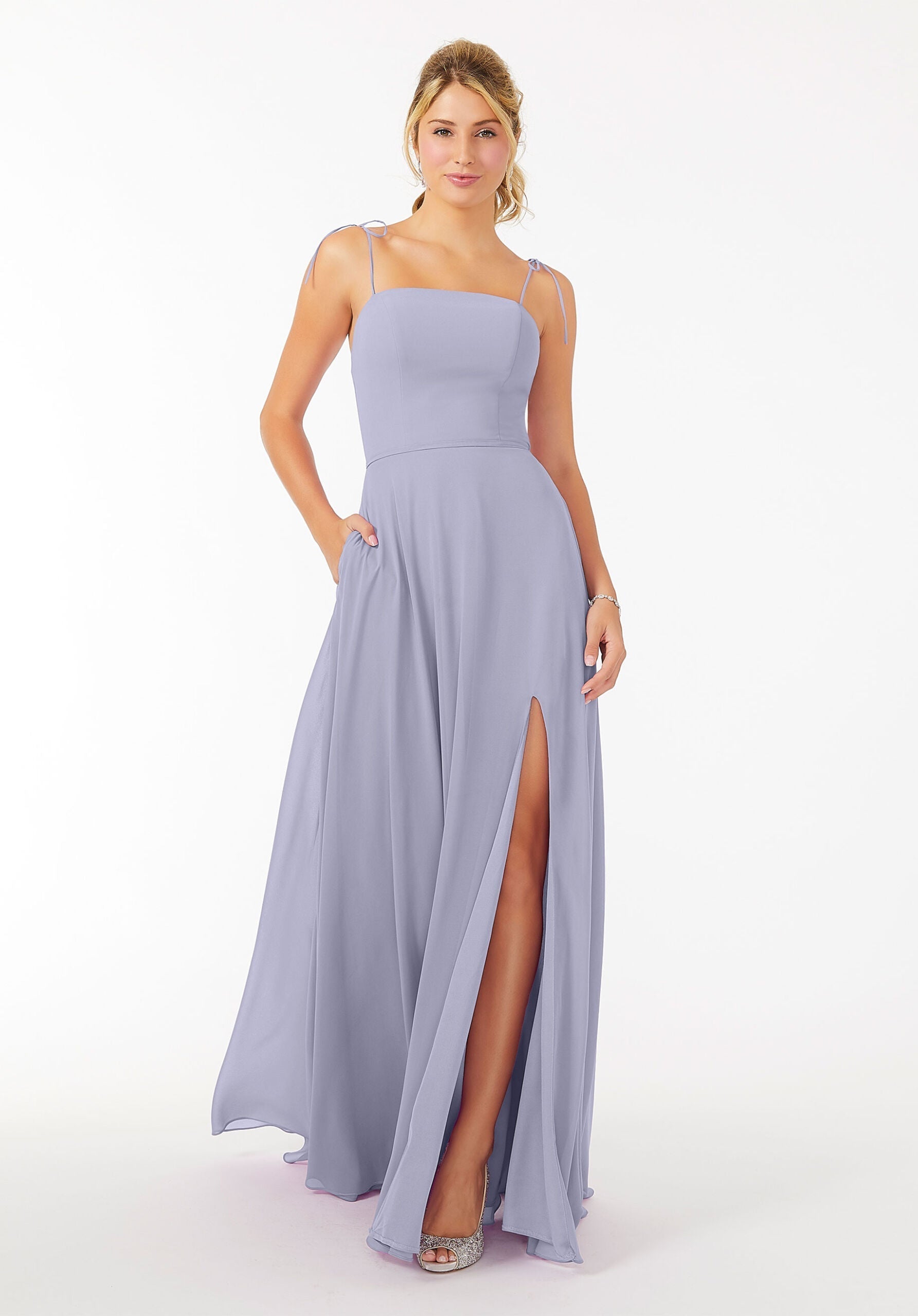 Formal Dresses Long Slit Evening Formal Dress MGNY Madeline Gardner New York 21705 Violet