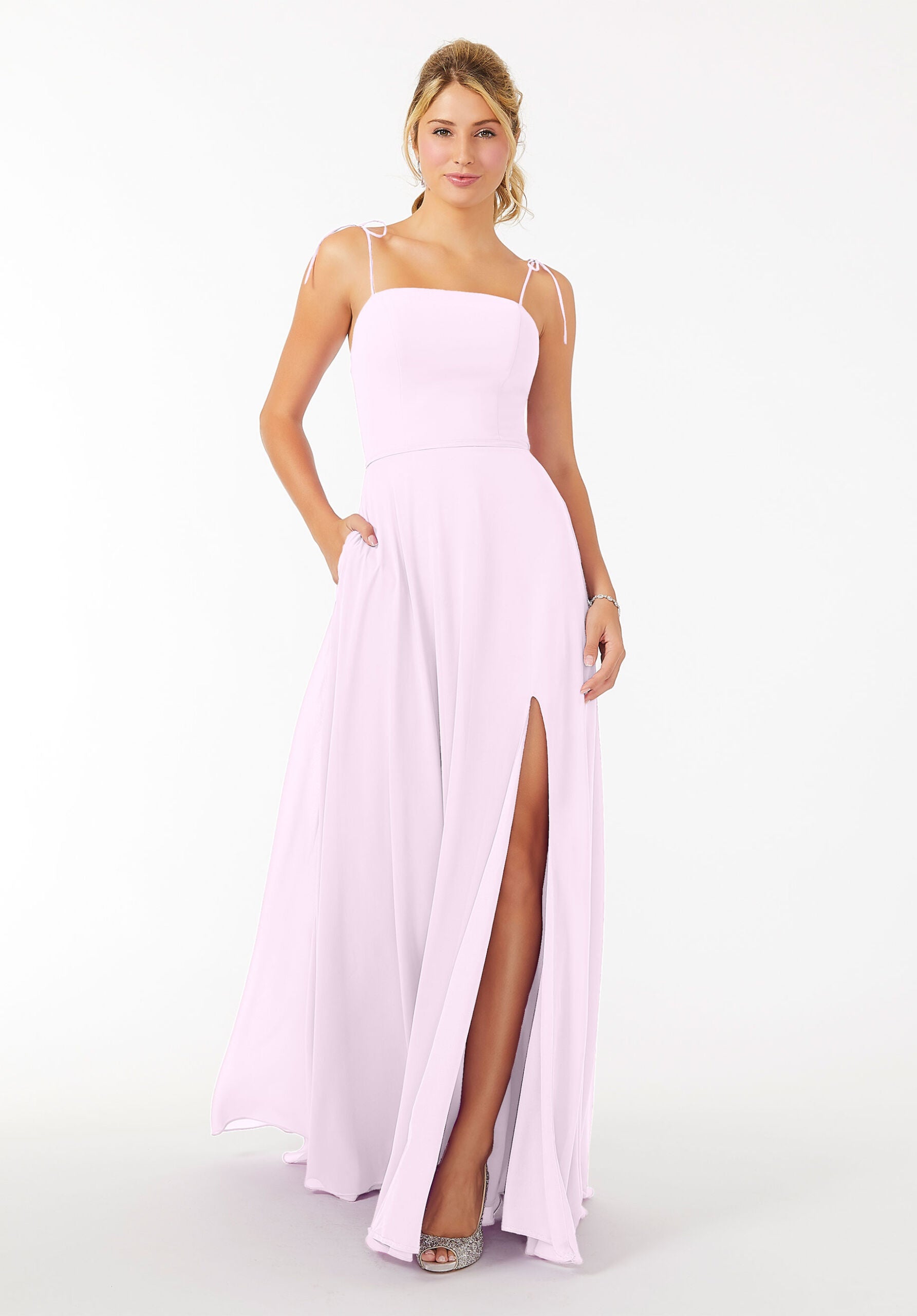 Formal Dresses Long Slit Evening Formal Dress MGNY Madeline Gardner New York 21705 Wisteria