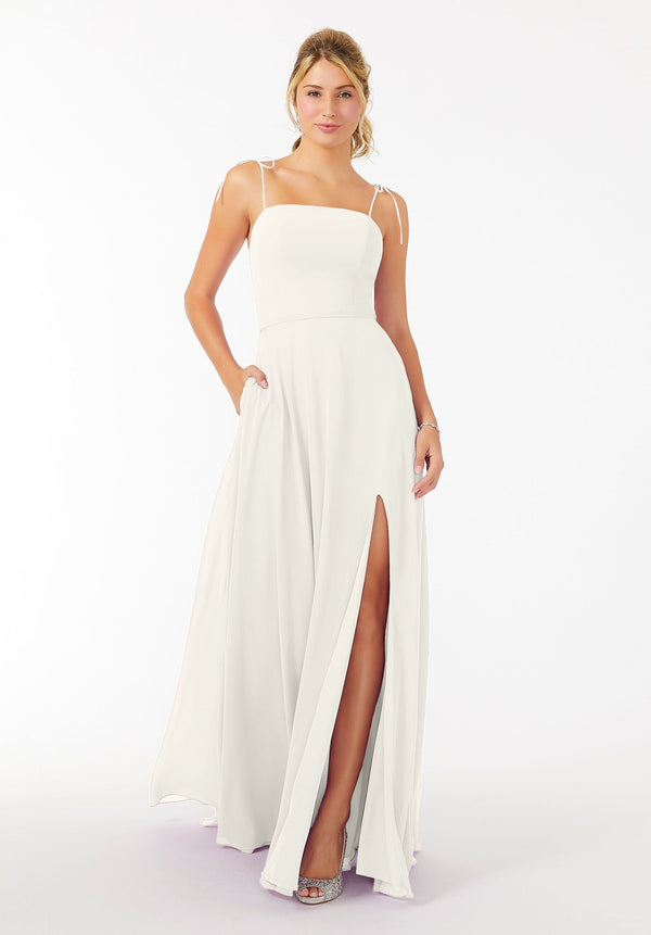 Formal Evening Long Slit Dress MGNY Madeline Gardner New York 21705