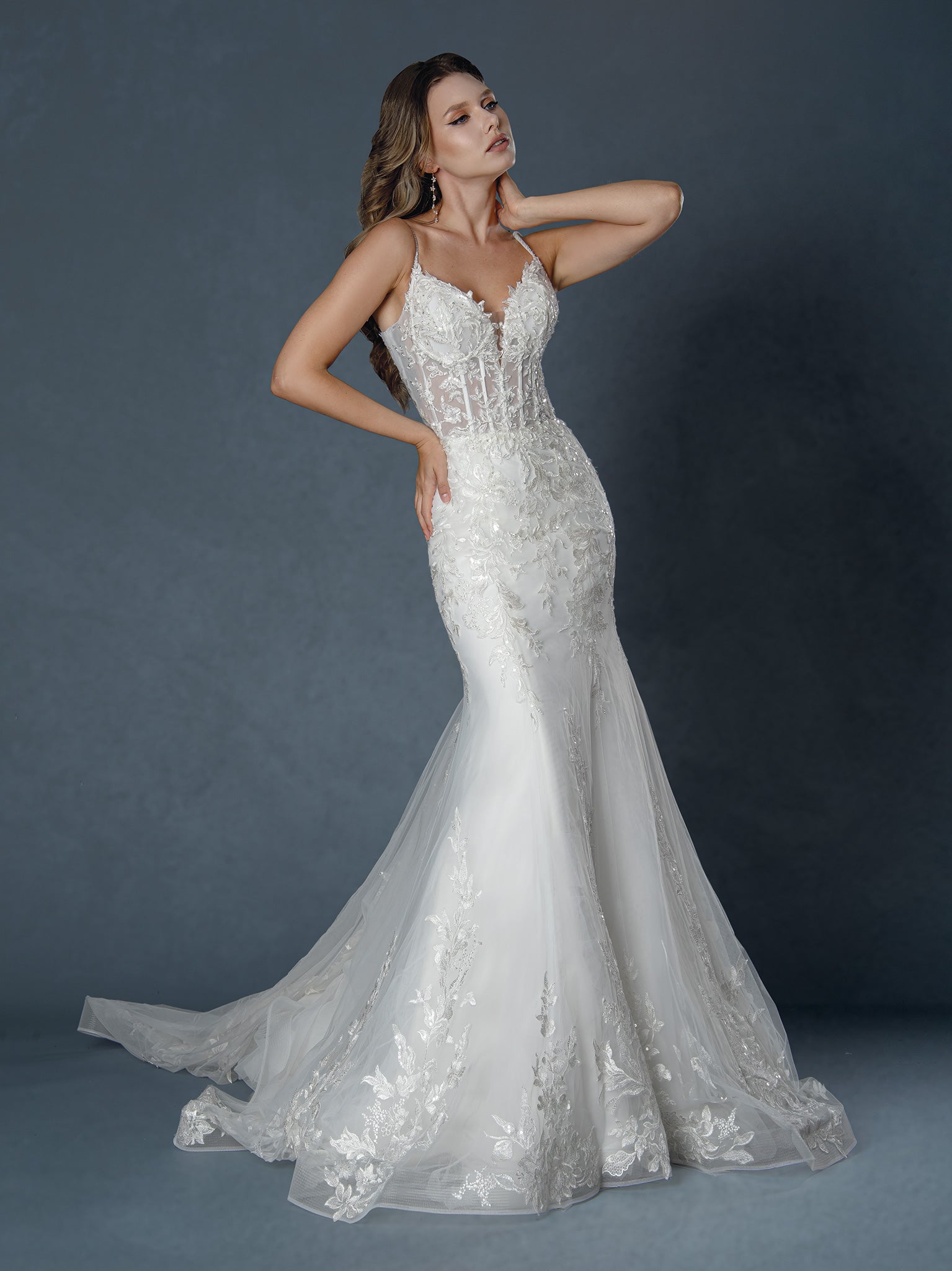 Stella Couture 25520 Bridal Long Wedding Dress