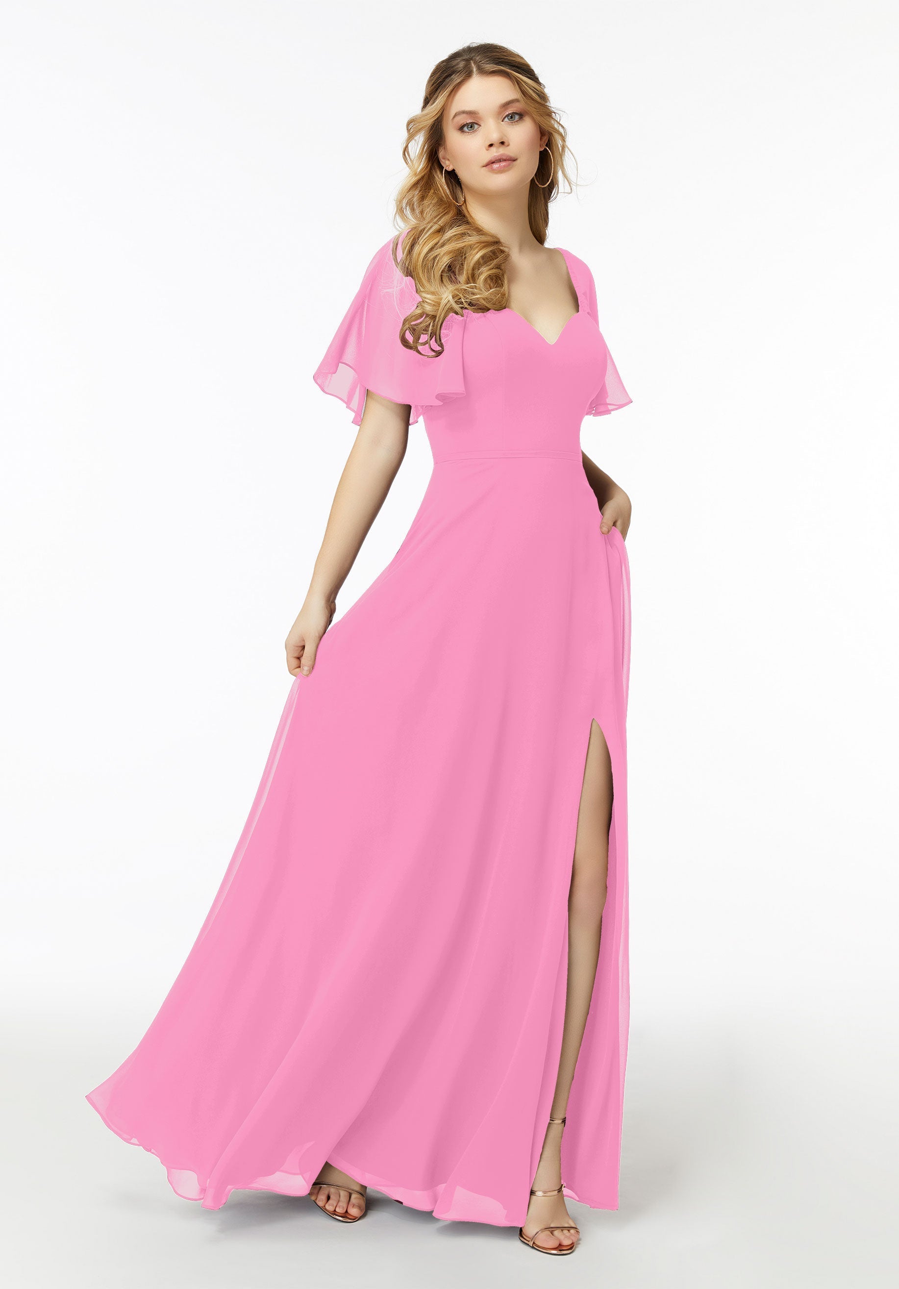 Formal Dresses Long Slit A Line Formal Dress MGNY Madeline Gardner New York 21722 Bloom