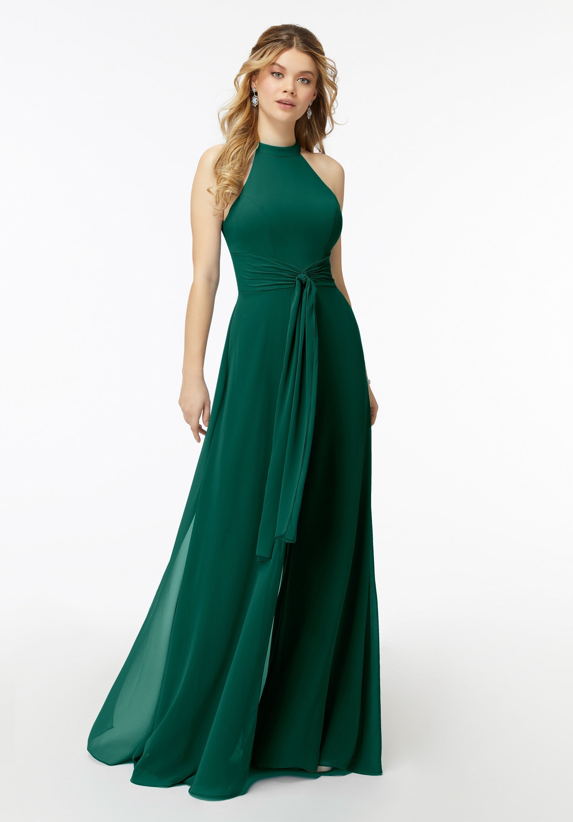 Jumpsuit Formal Evening Long Jumpsuit MGNY Madeline Gardner New York 21723 Emerald