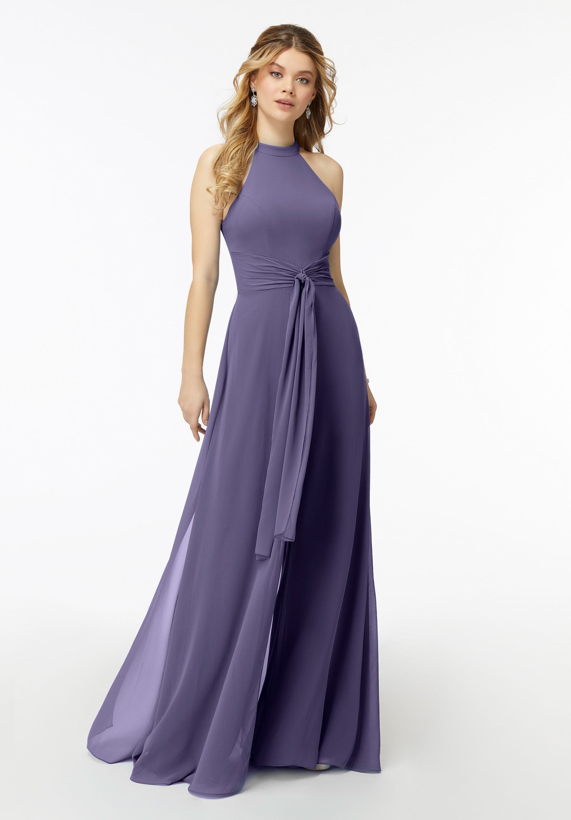Jumpsuit Formal Long Jumpsuit MGNY Madeline Gardner New York 21723 Storm