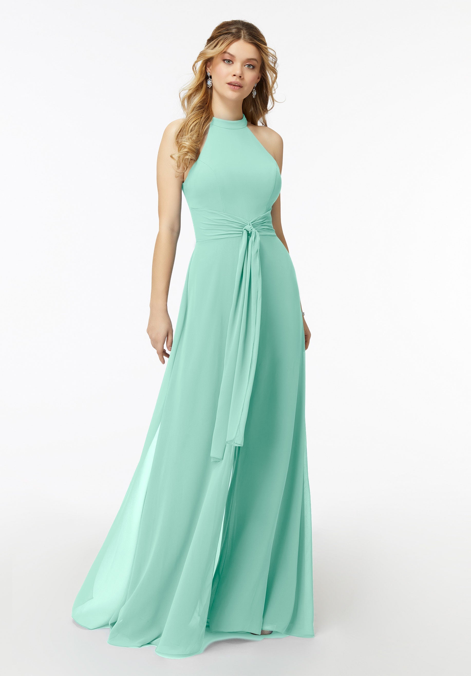 Jumpsuit Evening Long Formal Jumpsuit MGNY Madeline Gardner New York 21723 Mint