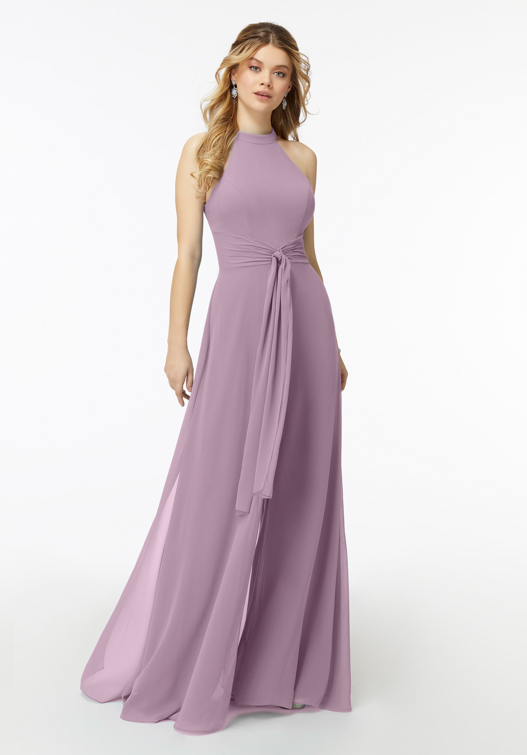 Jumpsuit Formal Evening Long Jumpsuit MGNY Madeline Gardner New York 21723 French Lilac
