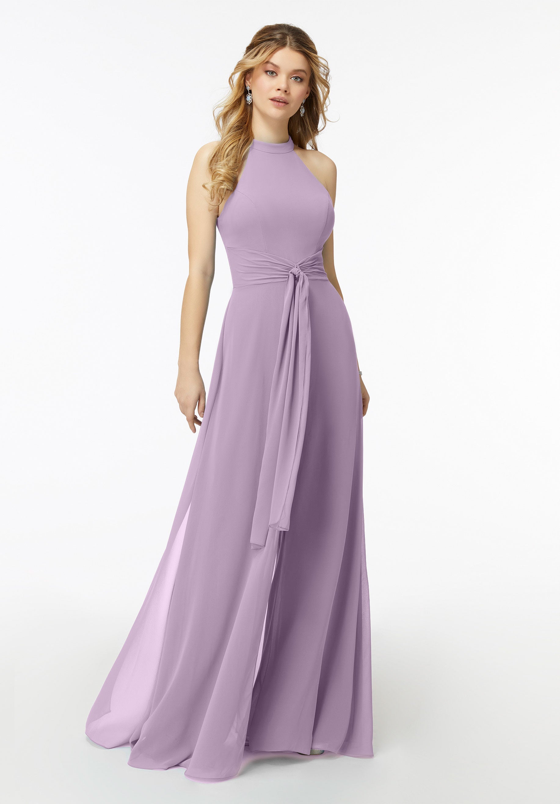 Jumpsuit Long Formal Jumpsuit MGNY Madeline Gardner New York 21723 Violet