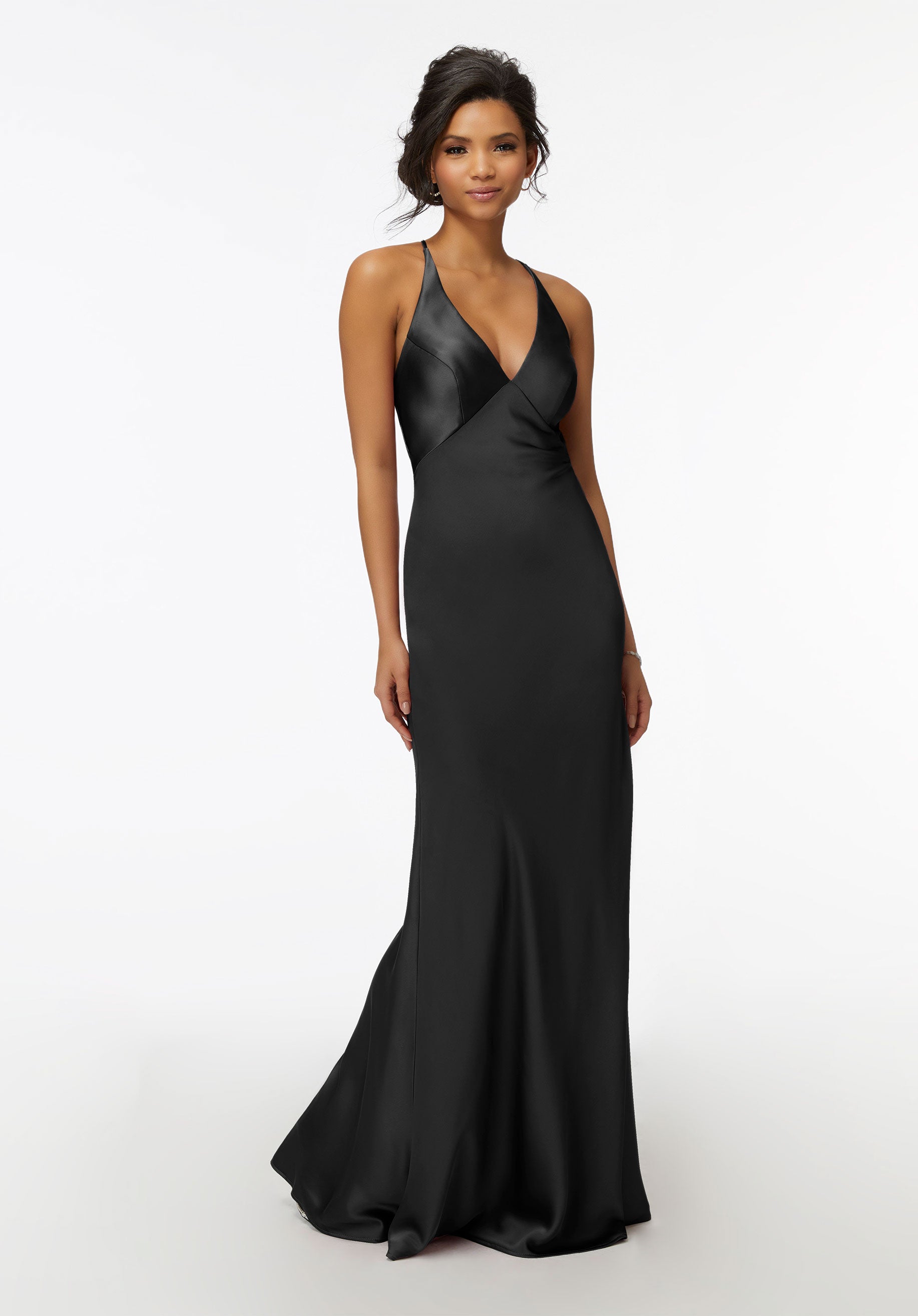 Formal Dresses Long Formal Evening Dress MGNY Madeline Gardner New York 21740 Black