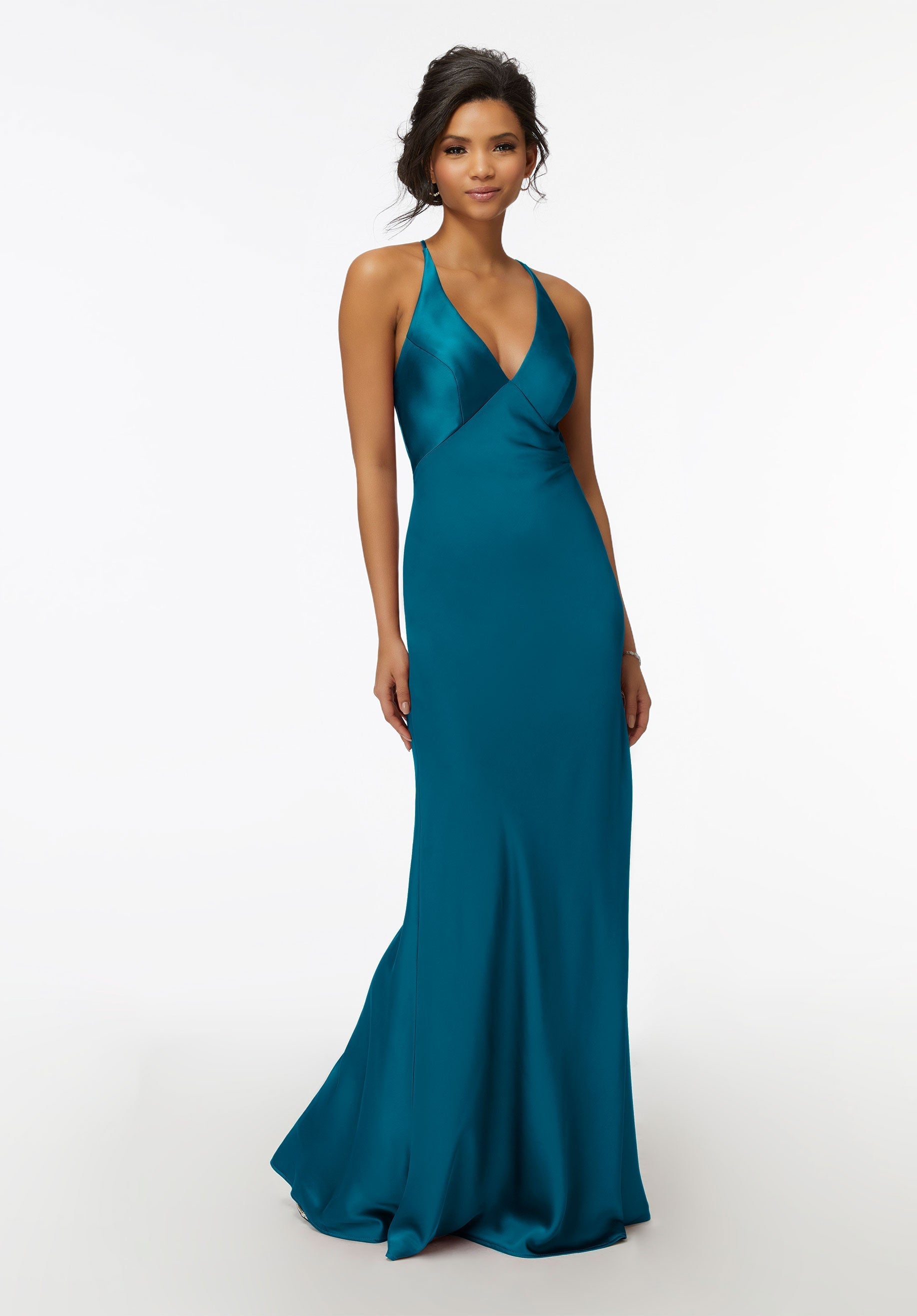 Formal Dresses Long Evening Formal Dress MGNY Madeline Gardner New York 21740 Teal