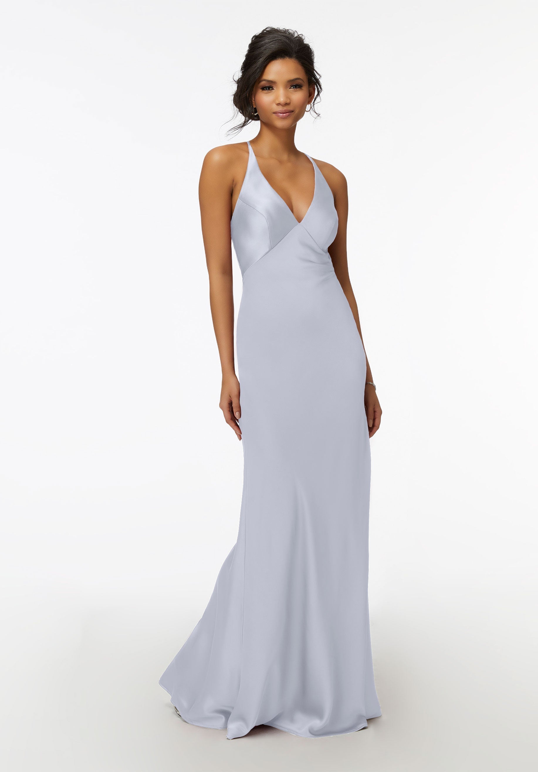 Formal Dresses Long Formal Evening Dress MGNY Madeline Gardner New York 21740 Fog