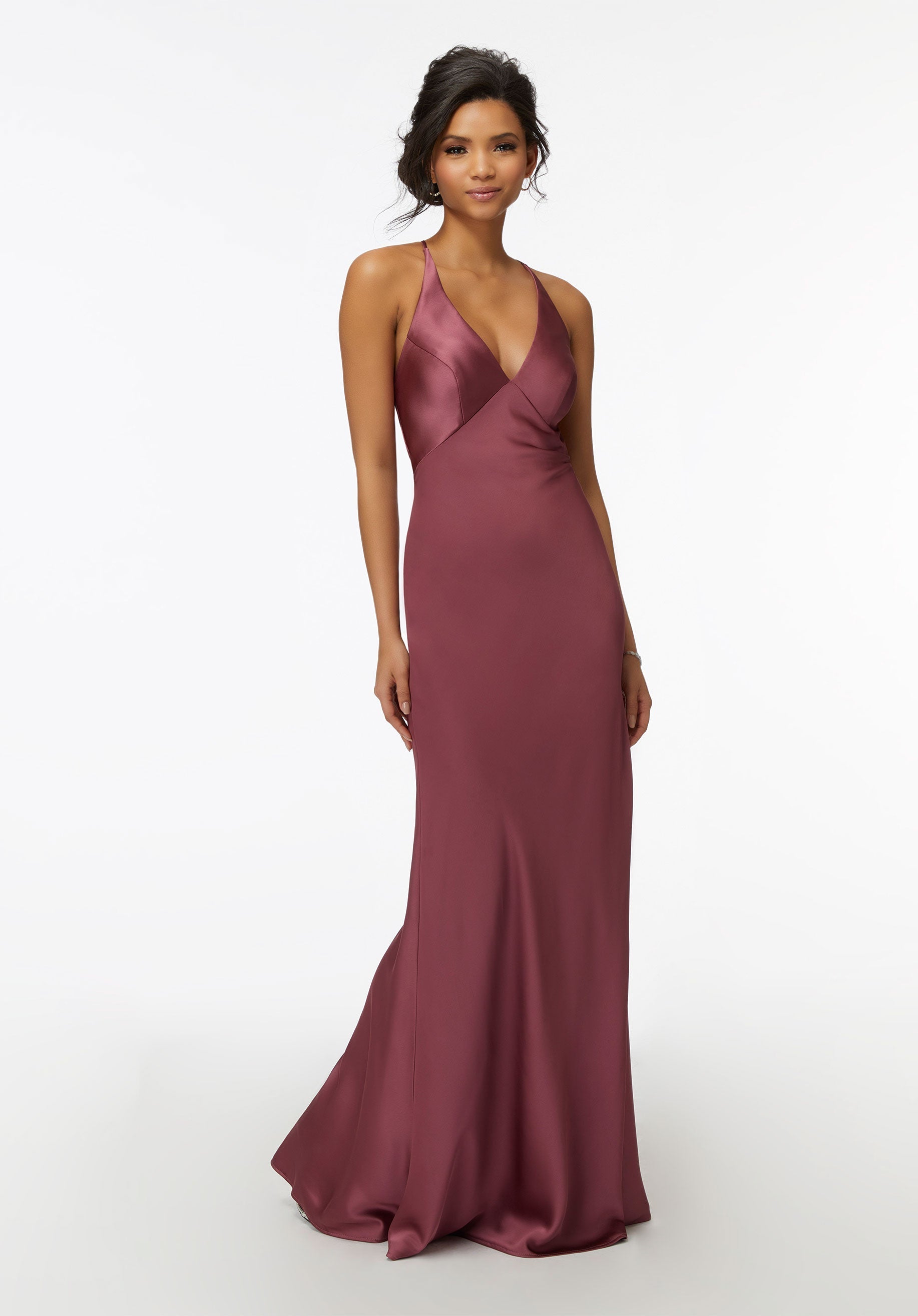 Formal Dresses Long Evening Formal Dress MGNY Madeline Gardner New York 21740 Rosewood