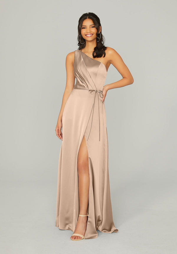 Long A Line Formal Pleated Dress MGNY Madeline Gardner New York 21754