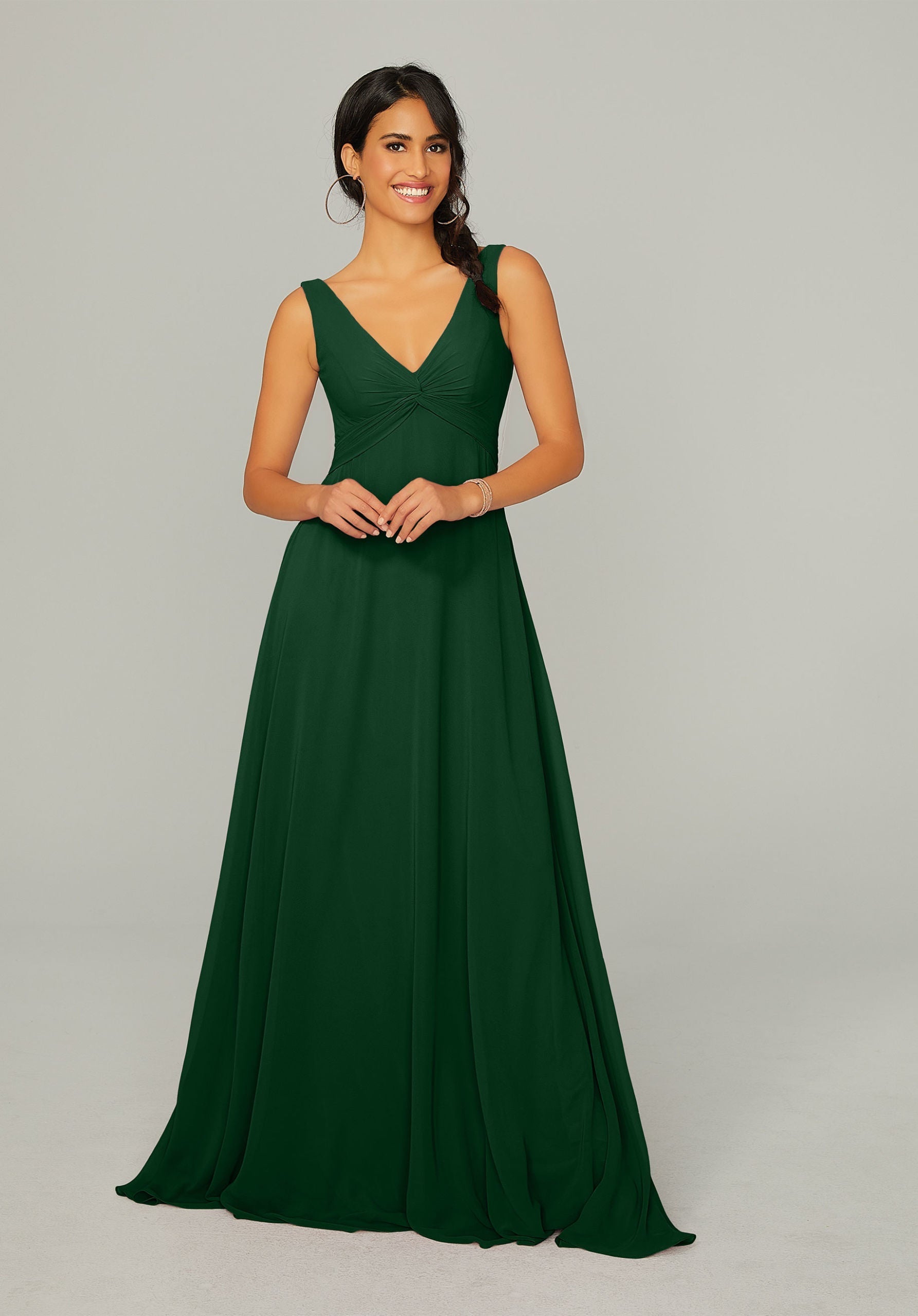 Formal Dresses Formal Long A Line Dress MGNY Madeline Gardner New York 21767 Emerald