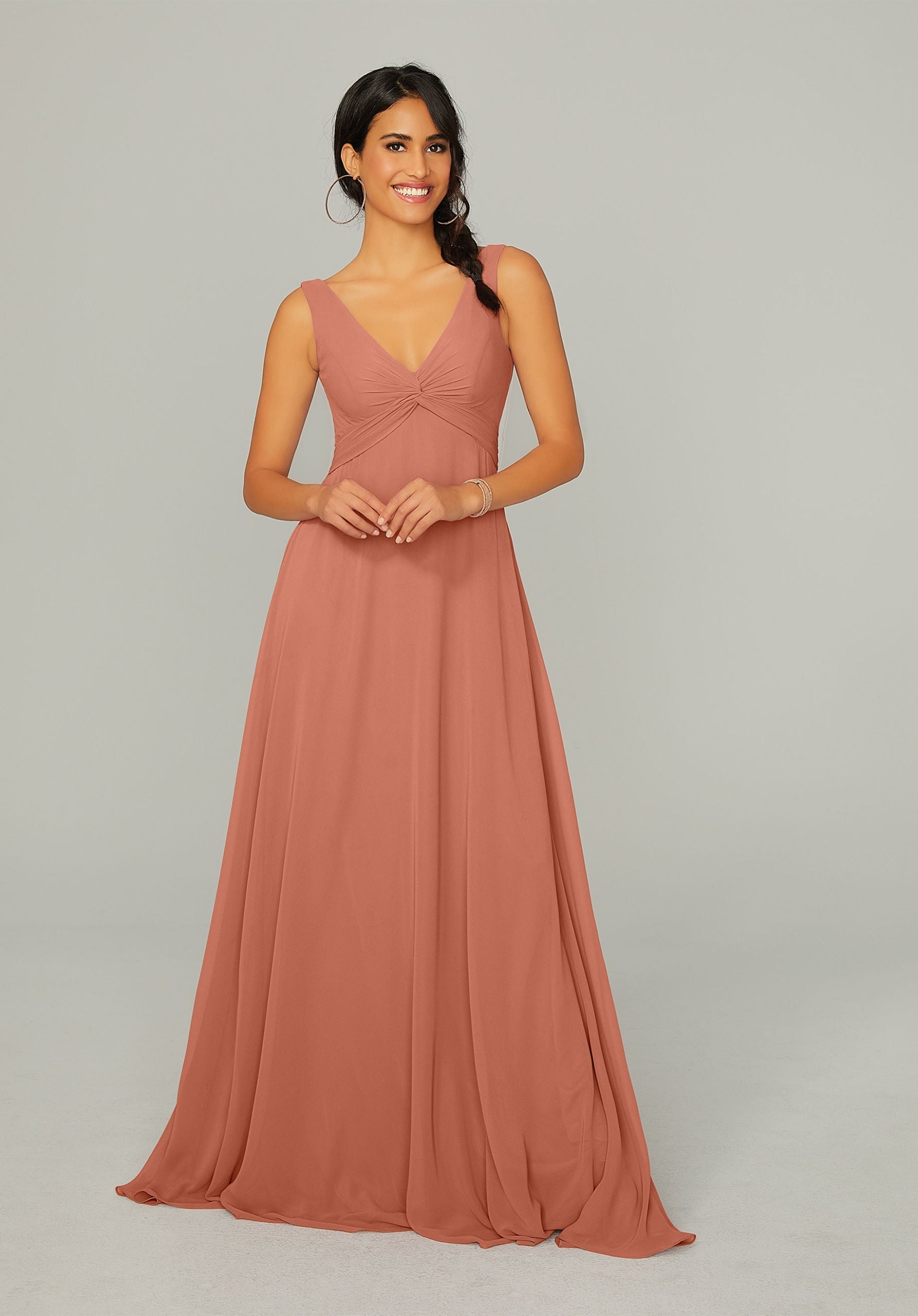 Formal Dresses Formal Long Evening A Line Dress MGNY Madeline Gardner New York 21767 Spice