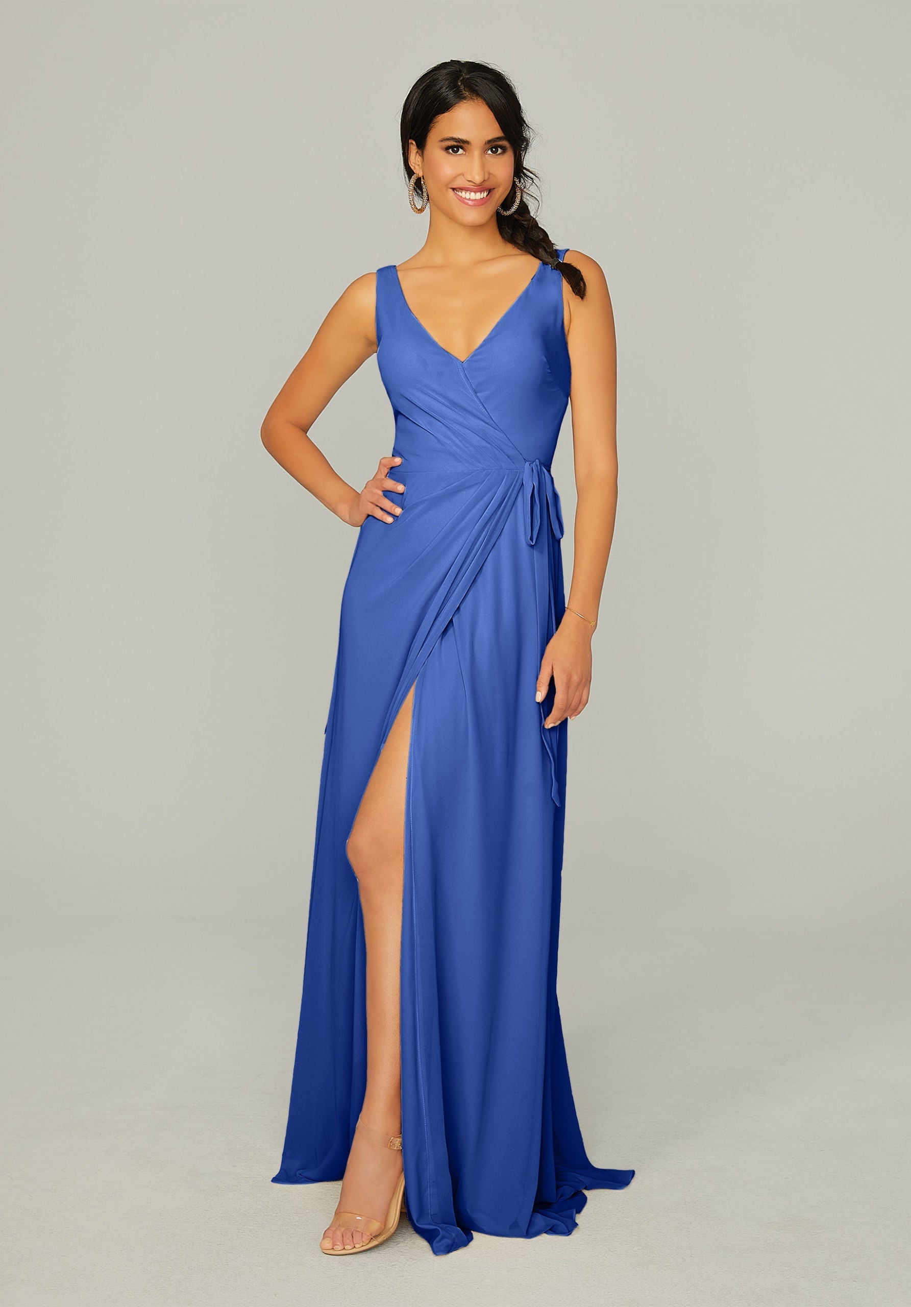 Formal Dresses Long Formal Evening Slit Dress MGNY Madeline Gardner New York 21771 Amalfi