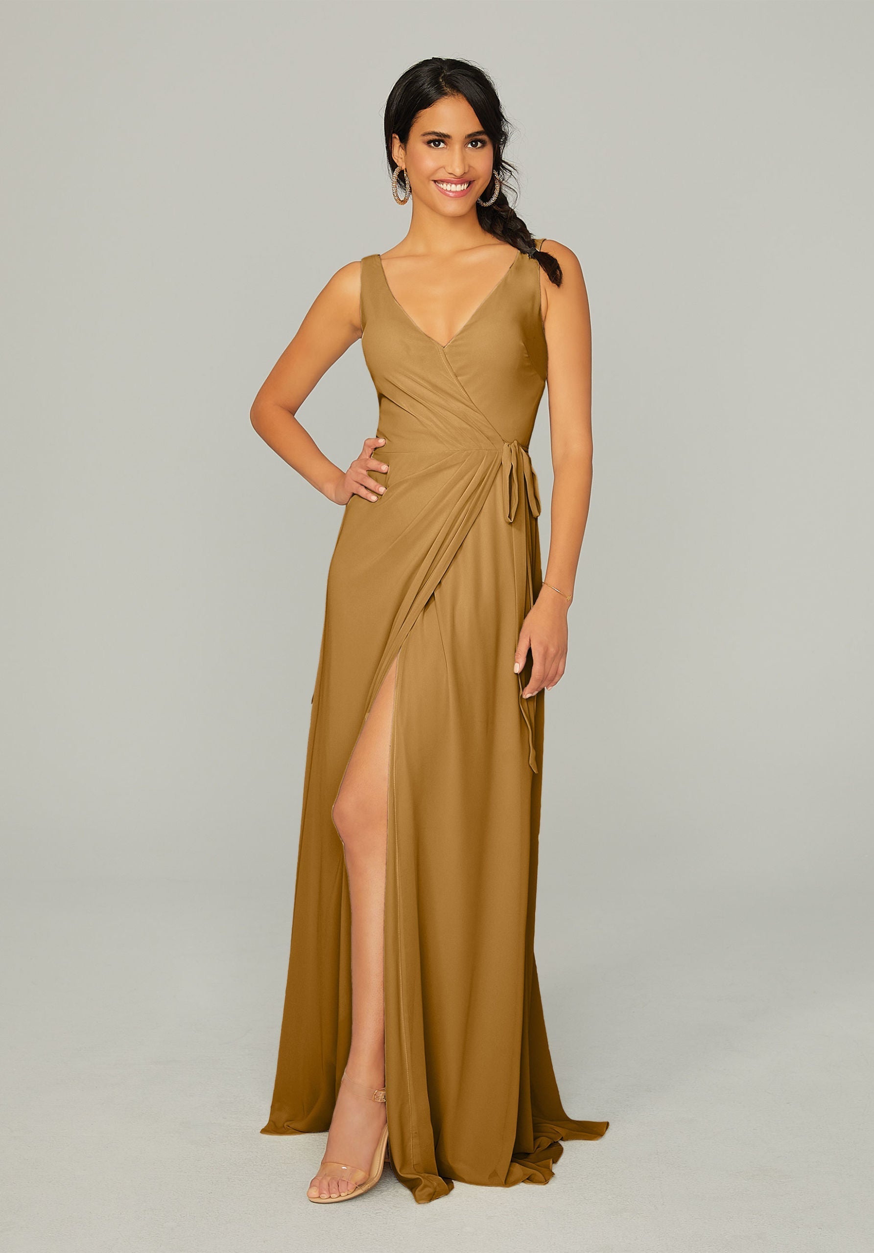Formal Long Slit Dress MGNY Madeline Gardner New York 21771