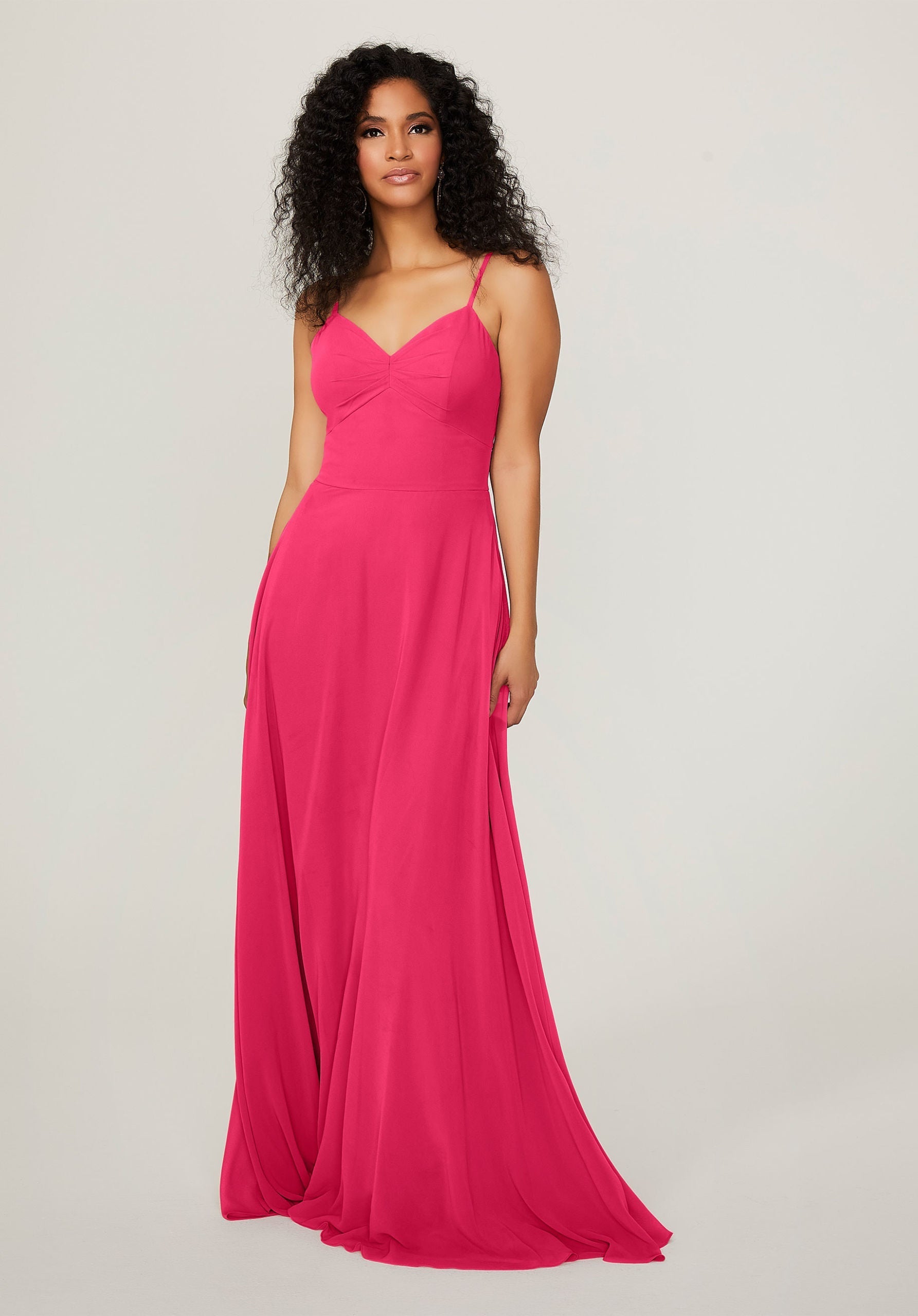 Formal Dresses A Line Formal Long Evening Pleated Dress MGNY Madeline Gardner New York 21784 Berry