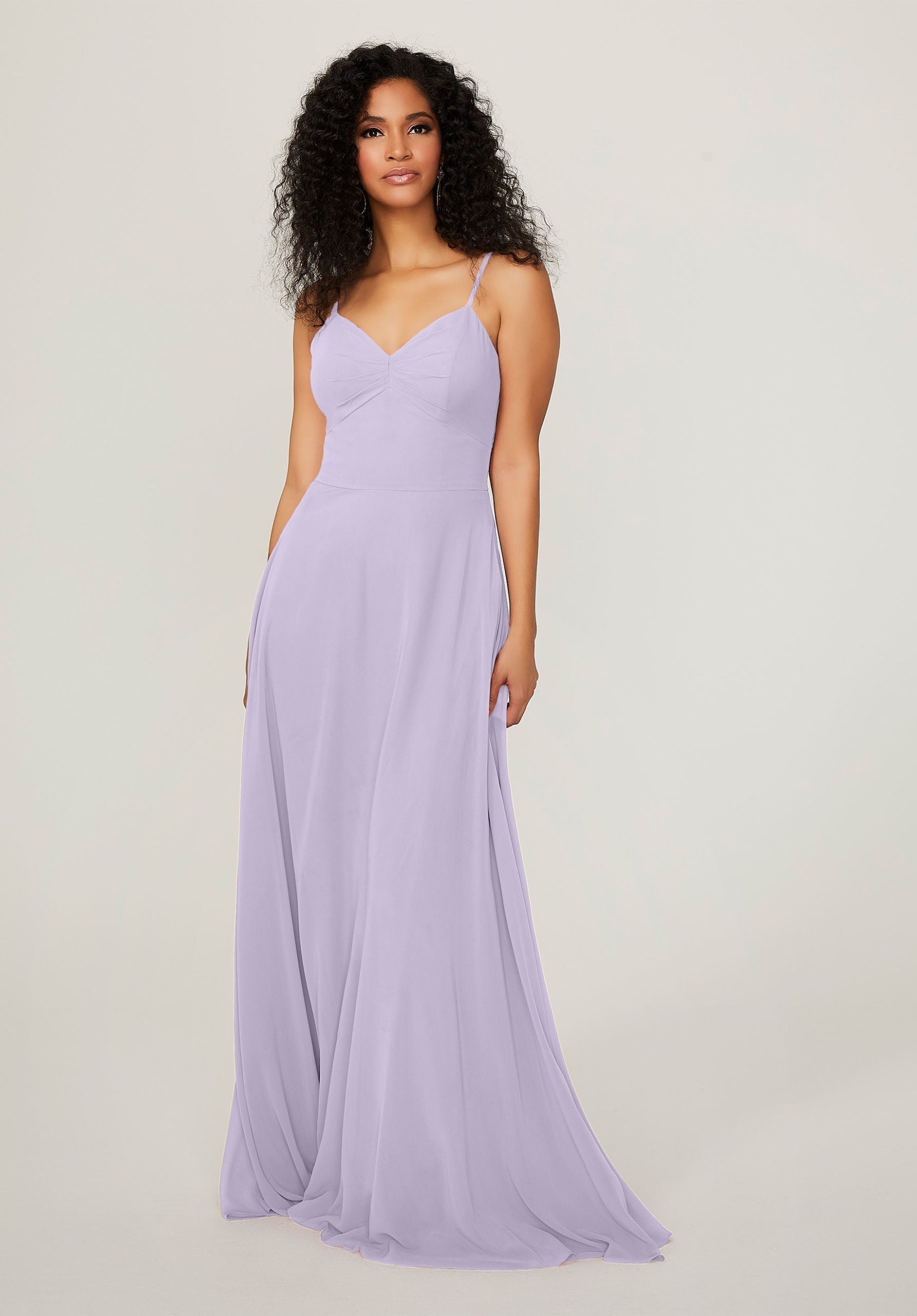 Formal Dresses Long Pleated A Line Formal Dress MGNY Madeline Gardner New York 21784 Violet