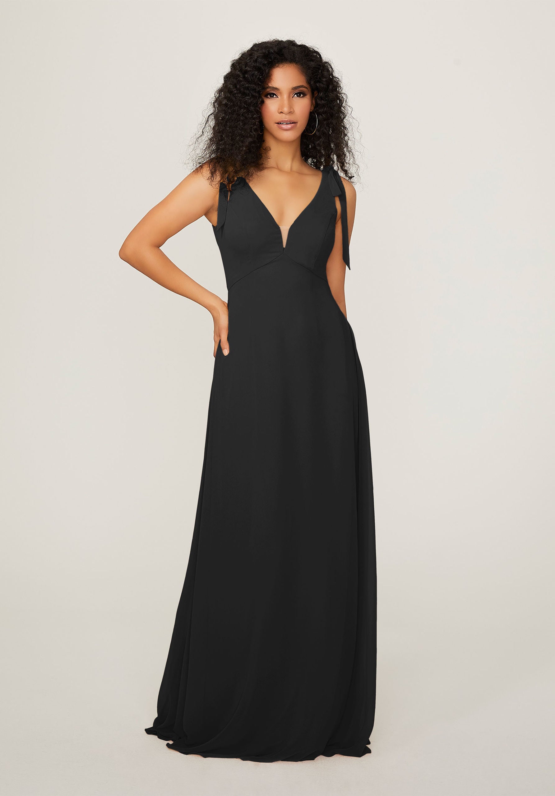 Formal Dresses Formal Evening Long Dress MGNY Madeline Gardner New York 21789 Black