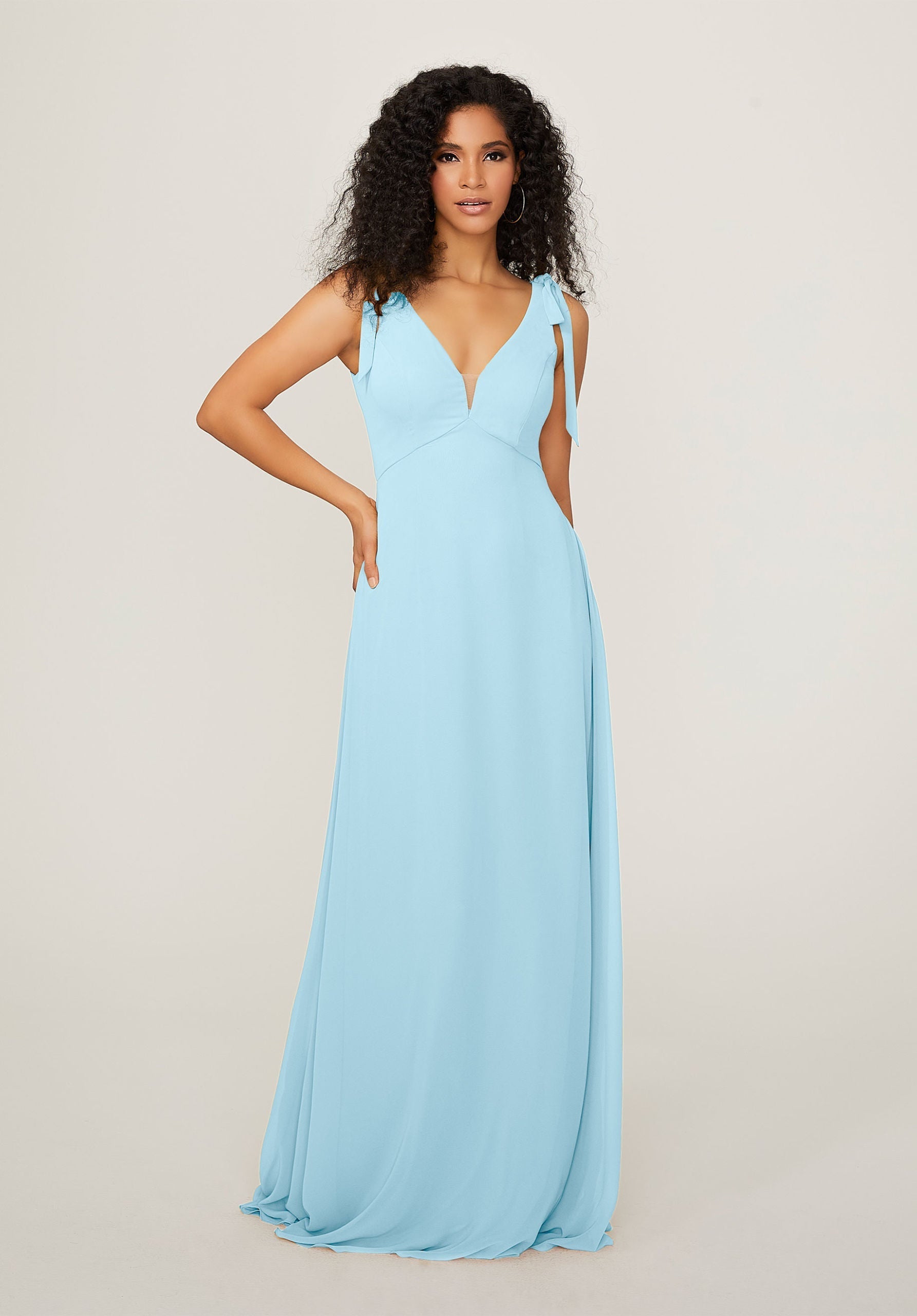 Formal Dresses Evening Formal Long Dress MGNY Madeline Gardner New York 21789 Sky