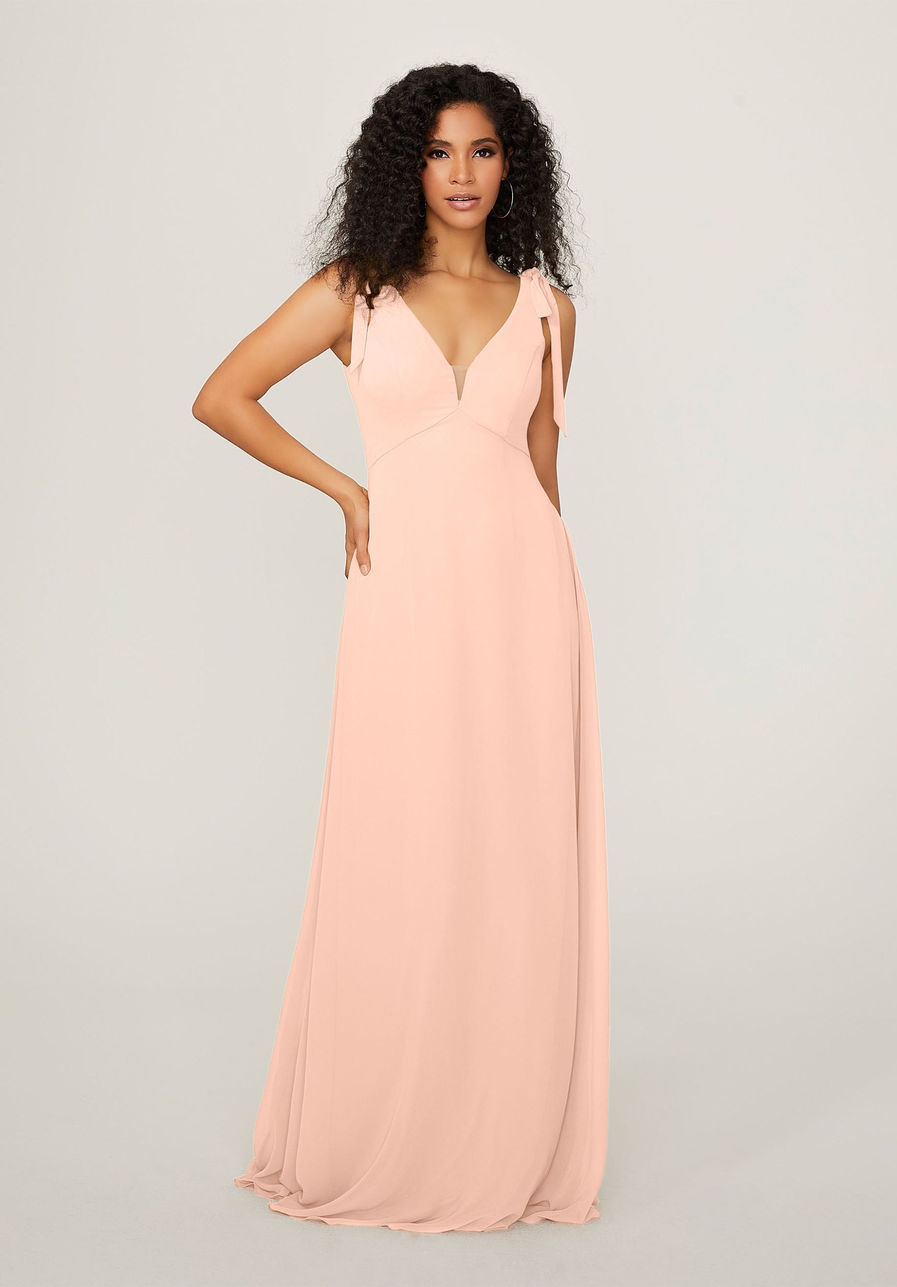 Formal Dresses Evening Long Formal Dress MGNY Madeline Gardner New York 21789 Blush