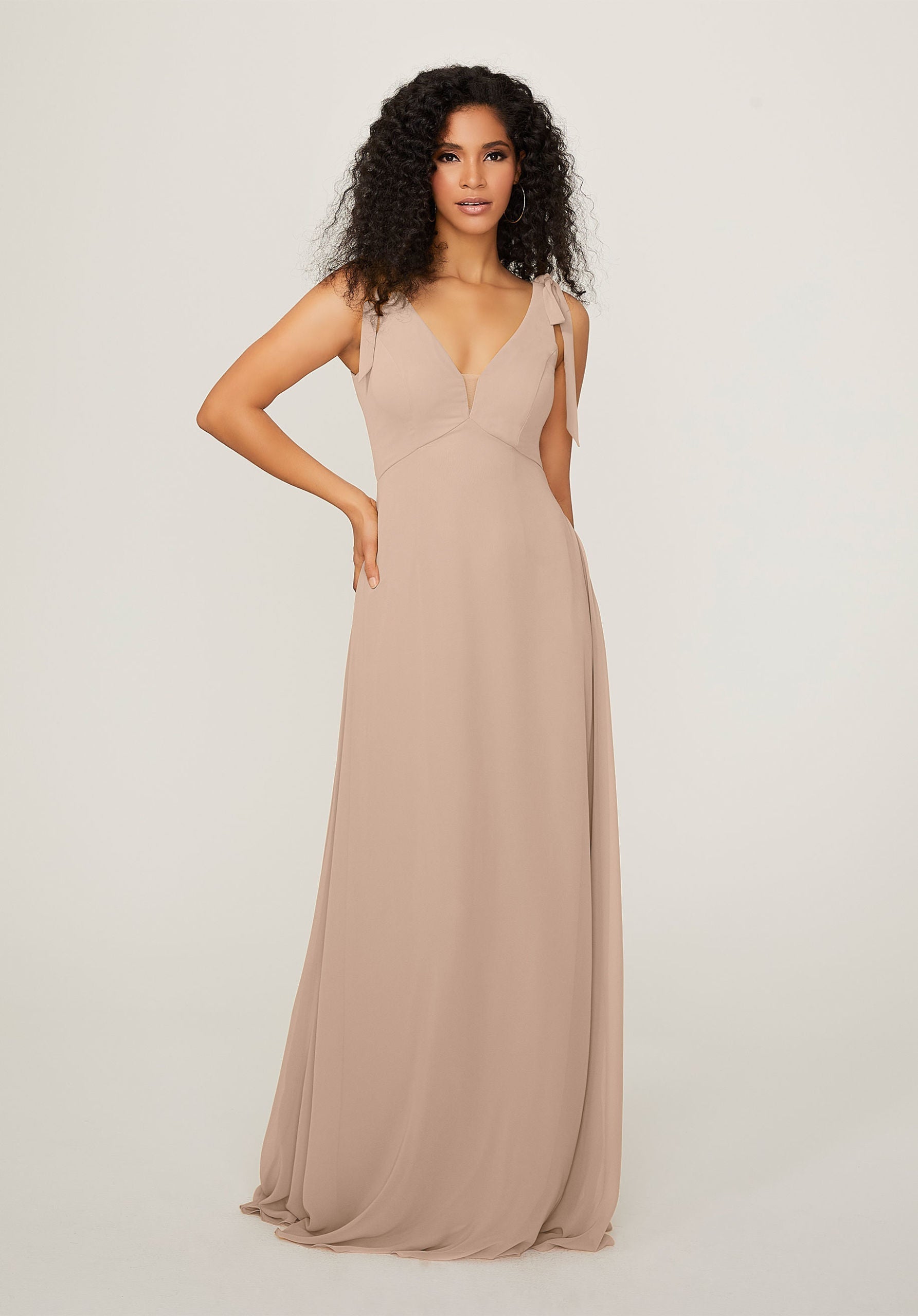 Formal Dresses Evening Long Formal Dress MGNY Madeline Gardner New York 21789 Latte
