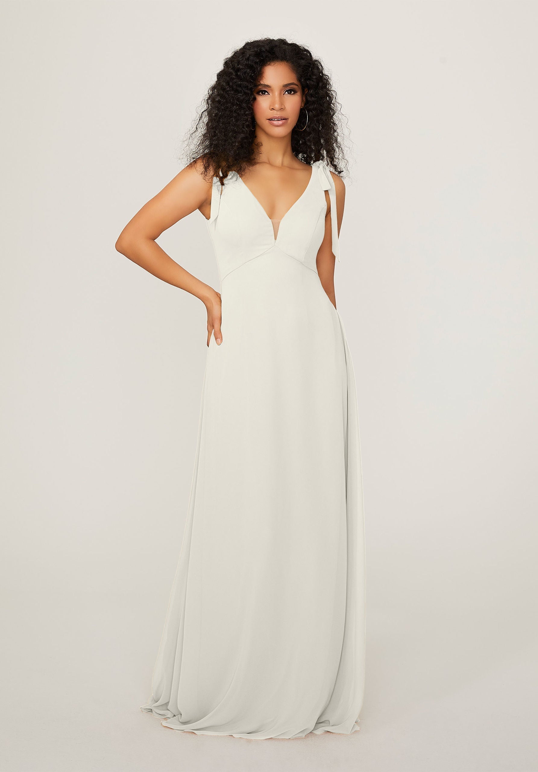 Wedding Dresses Long Formal A Line Wedding Dress MGNY Madeline Gardner New York 21789 Ivory