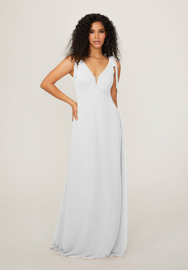 Long Formal A Line Wedding Dress MGNY Madeline Gardner New York 21789