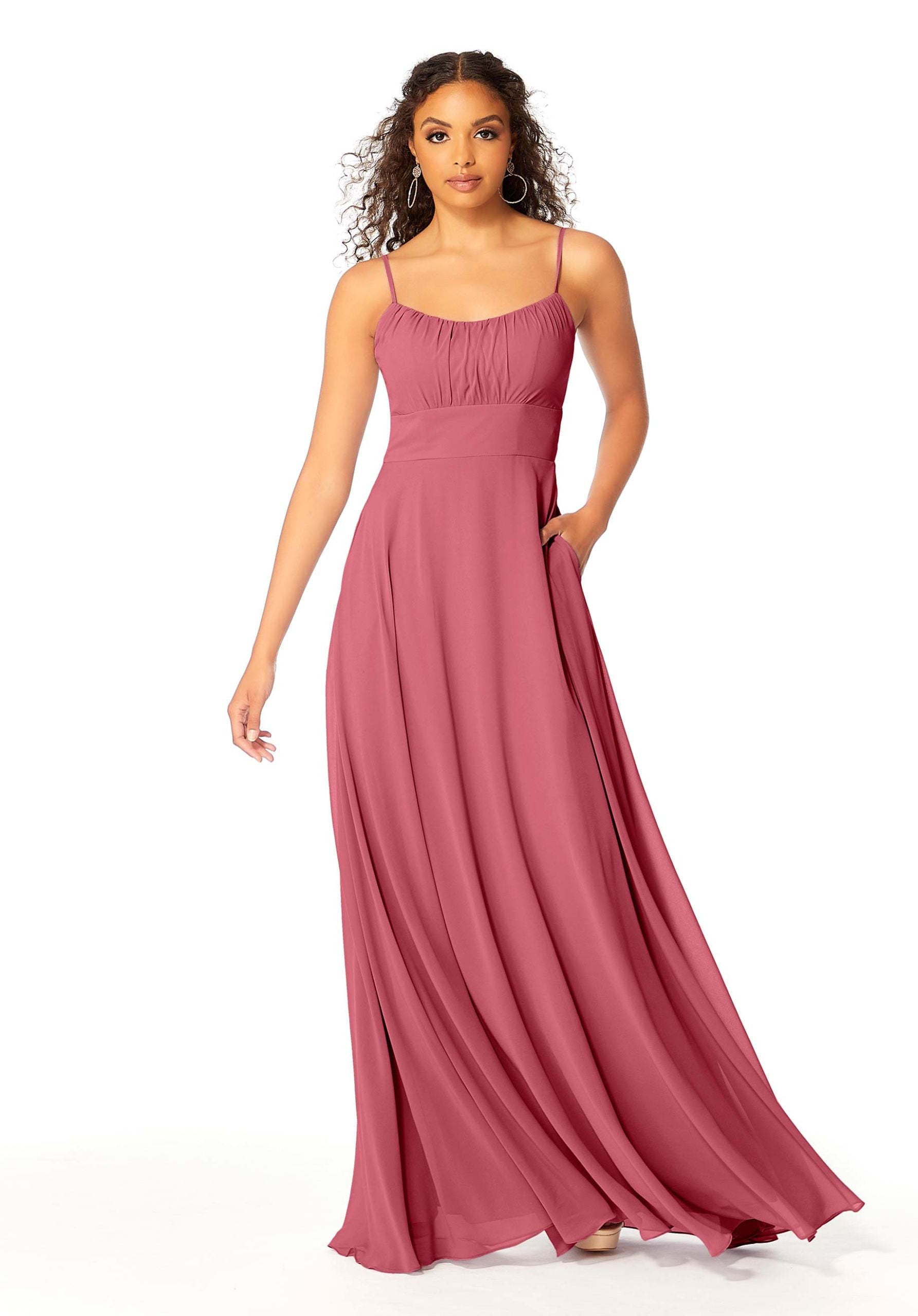 Formal Dresses Formal A Line Long Evening Dress MGNY Madeline Gardner New York 21803 Rosewood