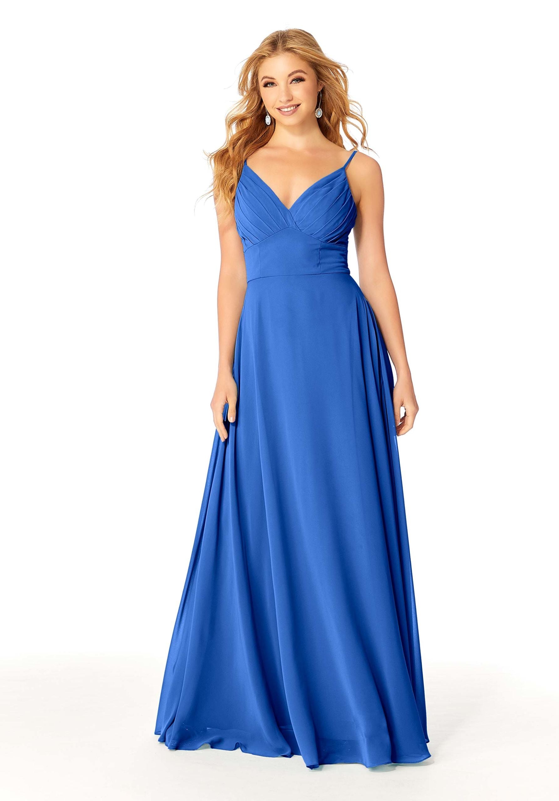 Formal Dresses Long Pleated A Line Formal Evening Dress MGNY Madeline Gardner New York 21807 Amalfi